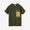 T-shirt à manches courtes et poche [5.0] / Vert armée×SO-SU-U Kon