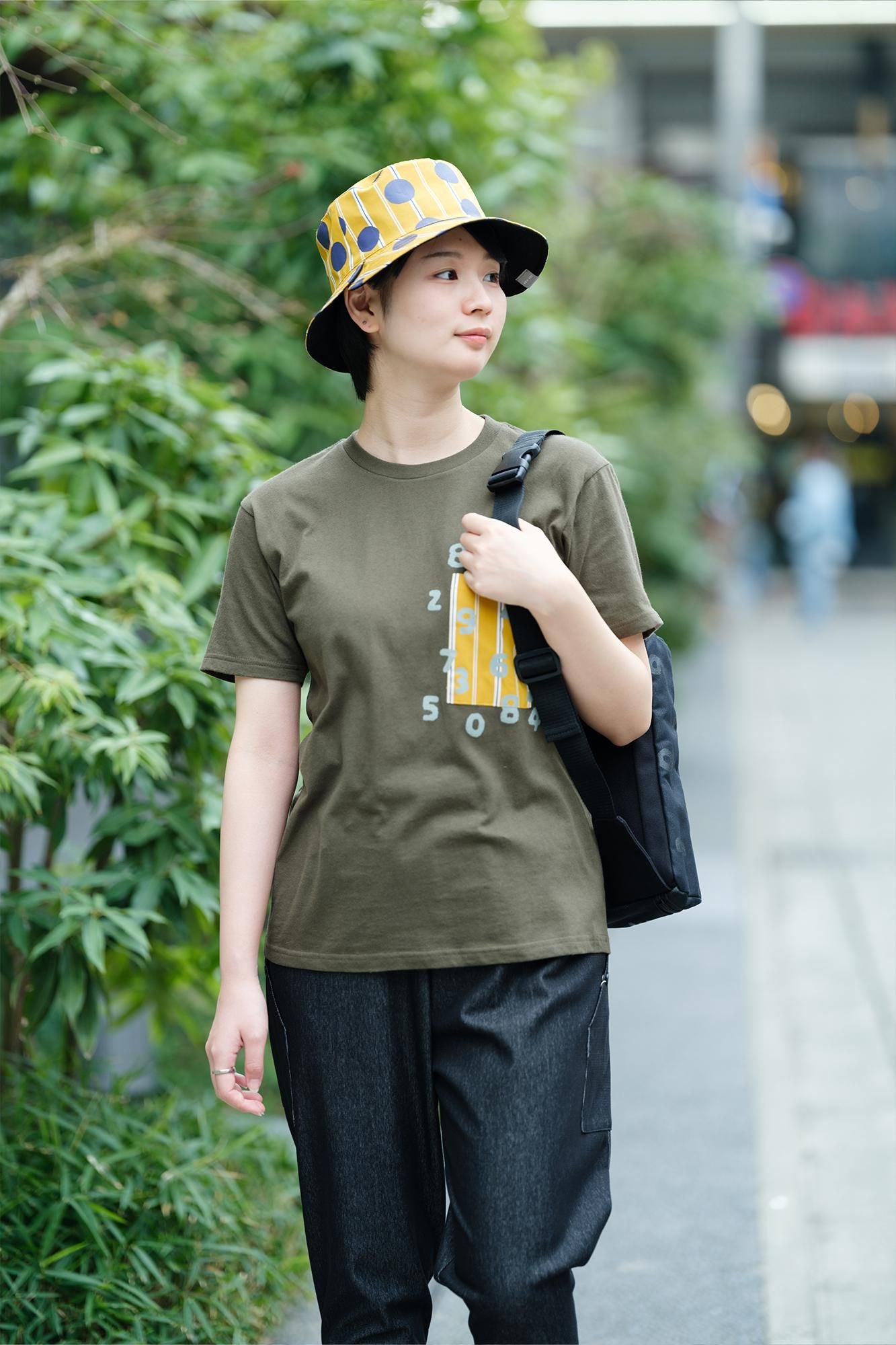 【期間限定10%OFF】短袖口袋T-shirt[5.0]／軍綠色× SO-SU-U十數 昆（※預計於4月29日～5月2日左右發貨）
