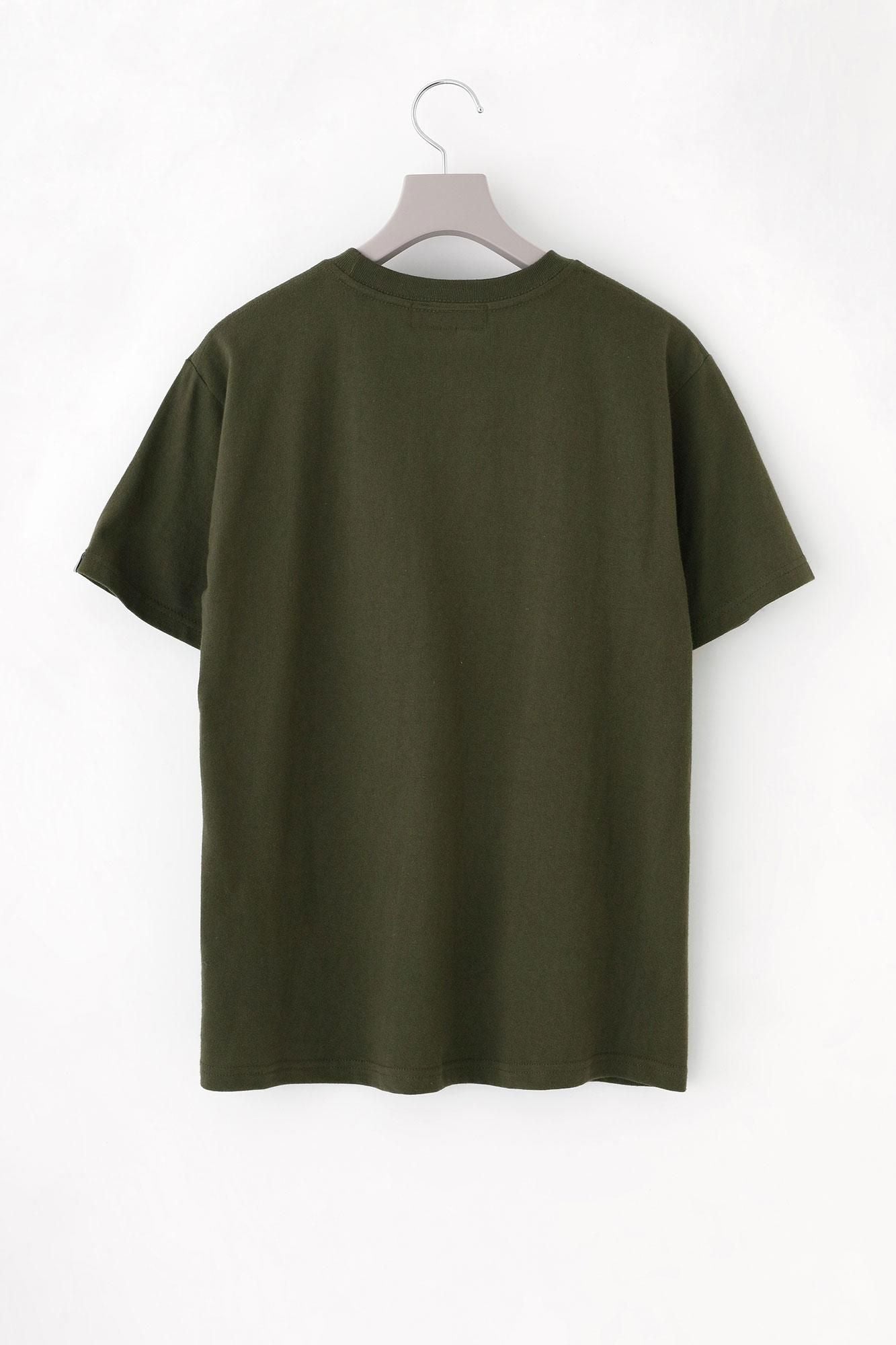 【期間限定10%OFF】短袖口袋T-shirt[5.0]／軍綠色× SO-SU-U十數 昆（※預計於4月29日～5月2日左右發貨）