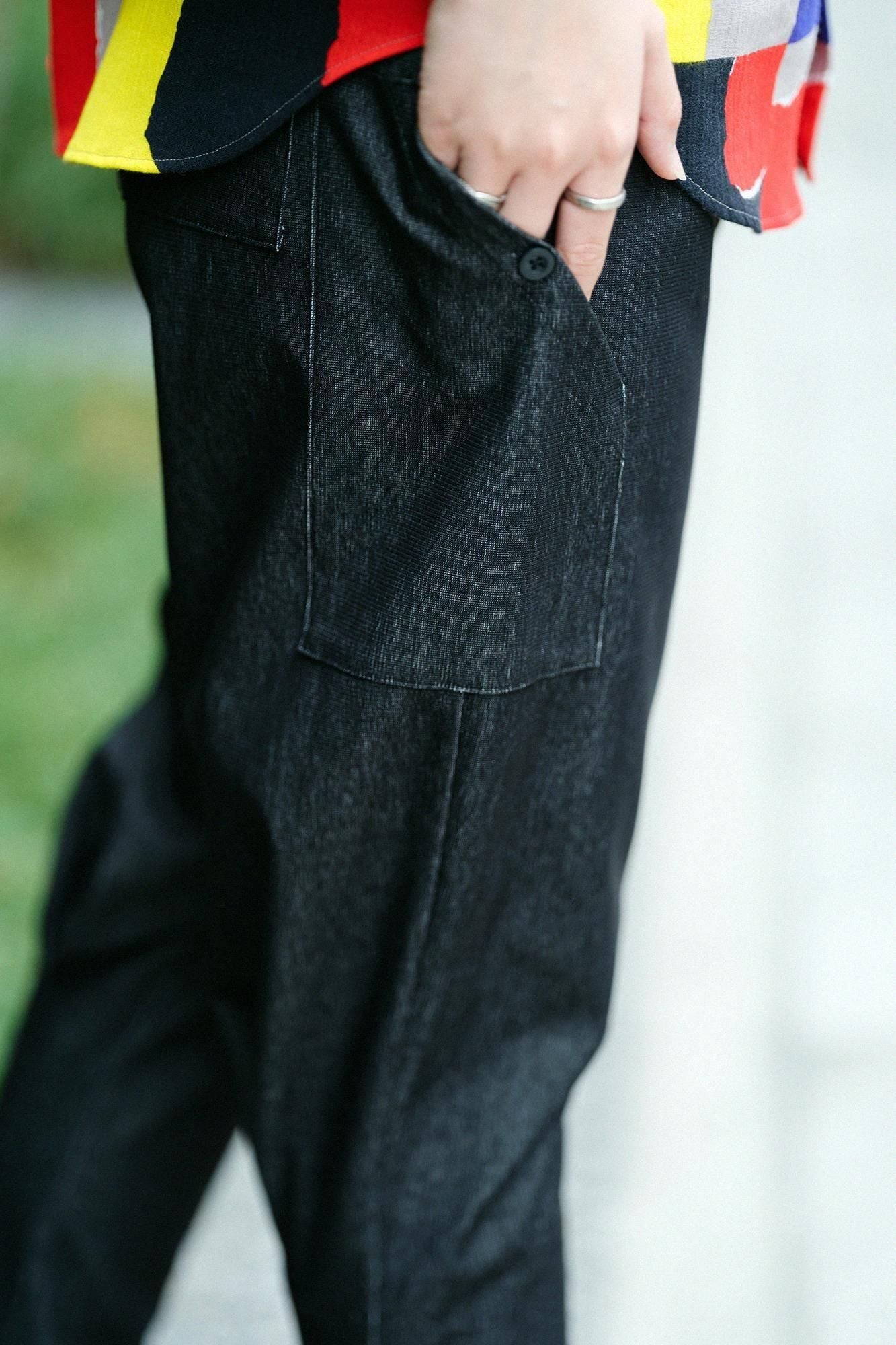 【Online】Corcoran×Vertical(R)Knit BIKEJoadple/Heather Black