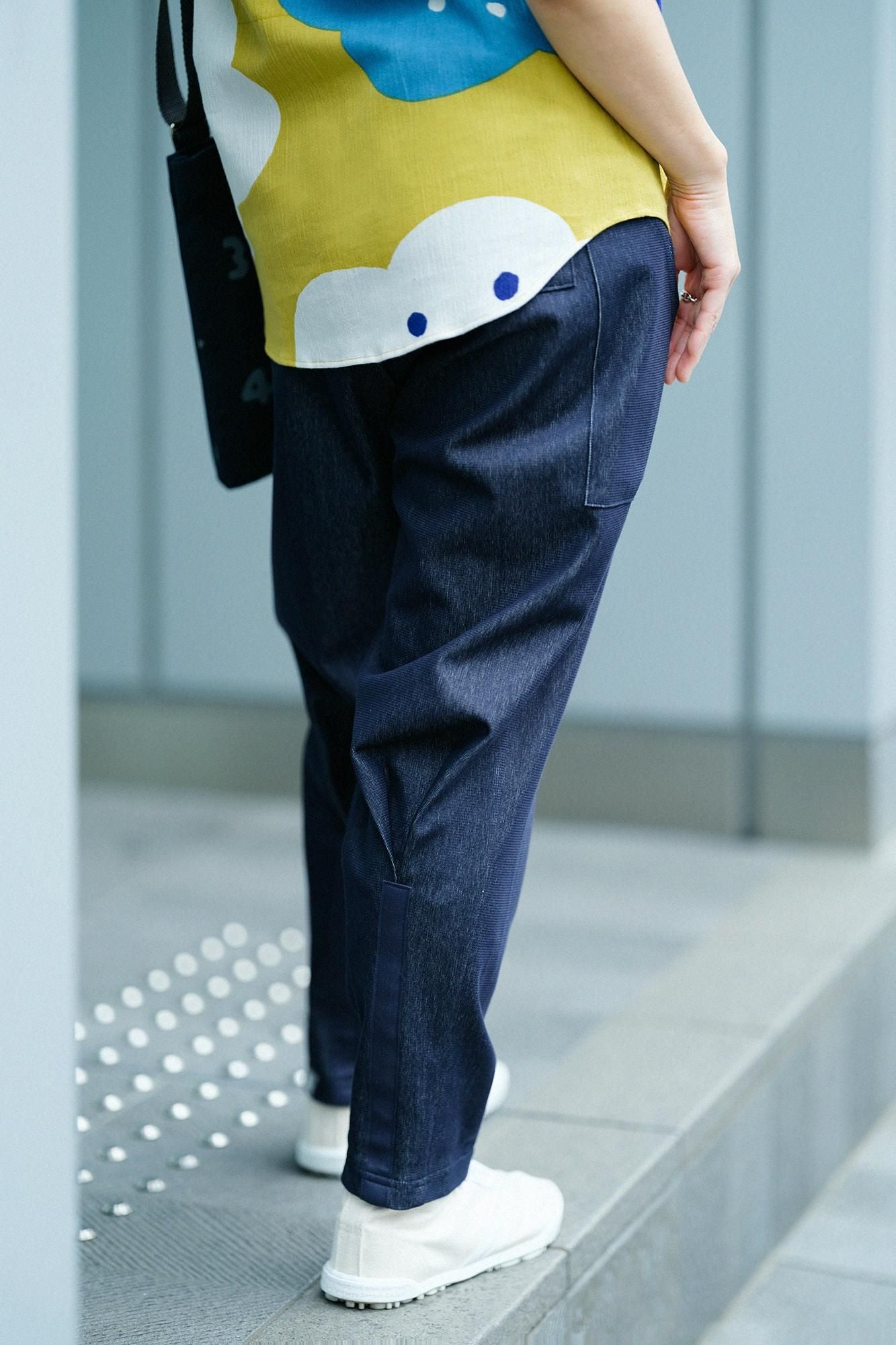 [Nur im Internet verfügbar] Corcoran x Vertical (R) Knit BIKE Jodhpur/Heather Navy