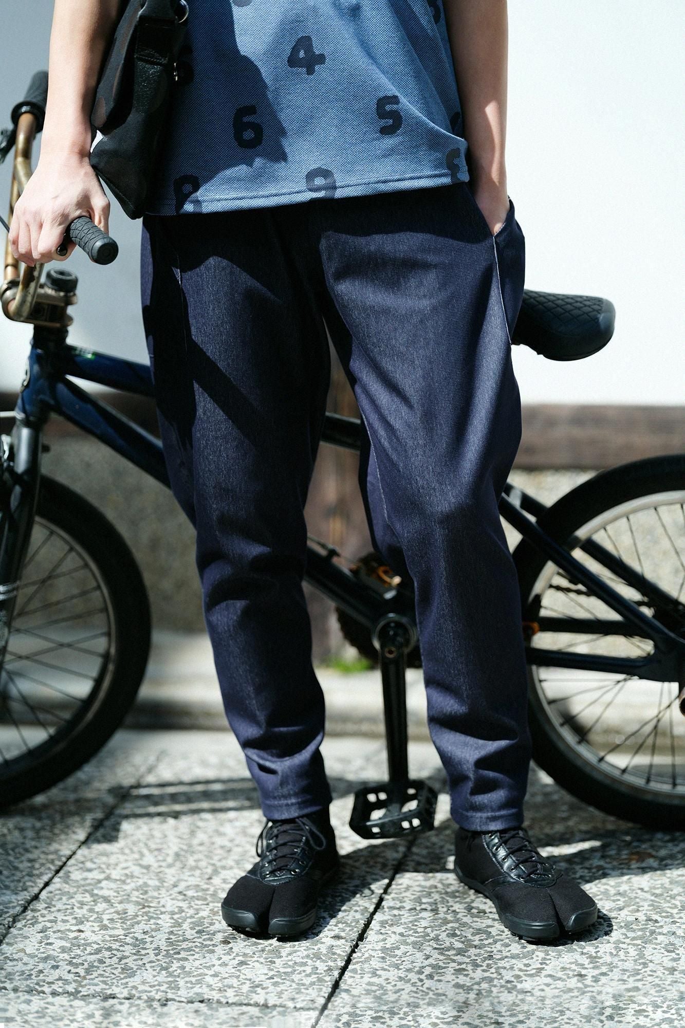 [Nur im Internet verfügbar] Corcoran x Vertical (R) Knit BIKE Jodhpur/Heather Navy