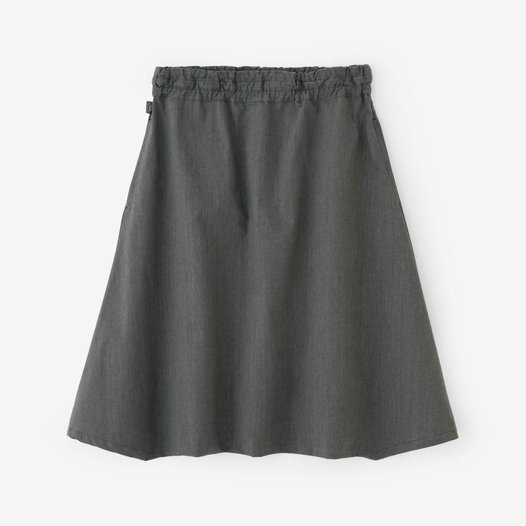 Cotton×Coolmax(R) Twill Sarouel Pants / Heather Black
