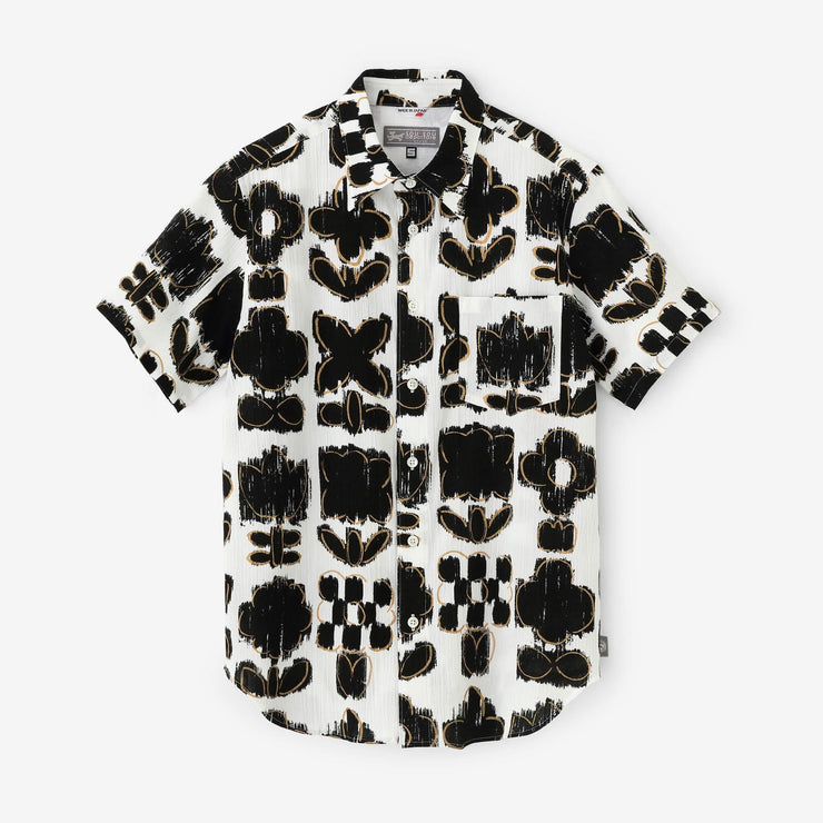 Chizimi Cotton 20/20 Short Sleeve Shirt / Floral Mist