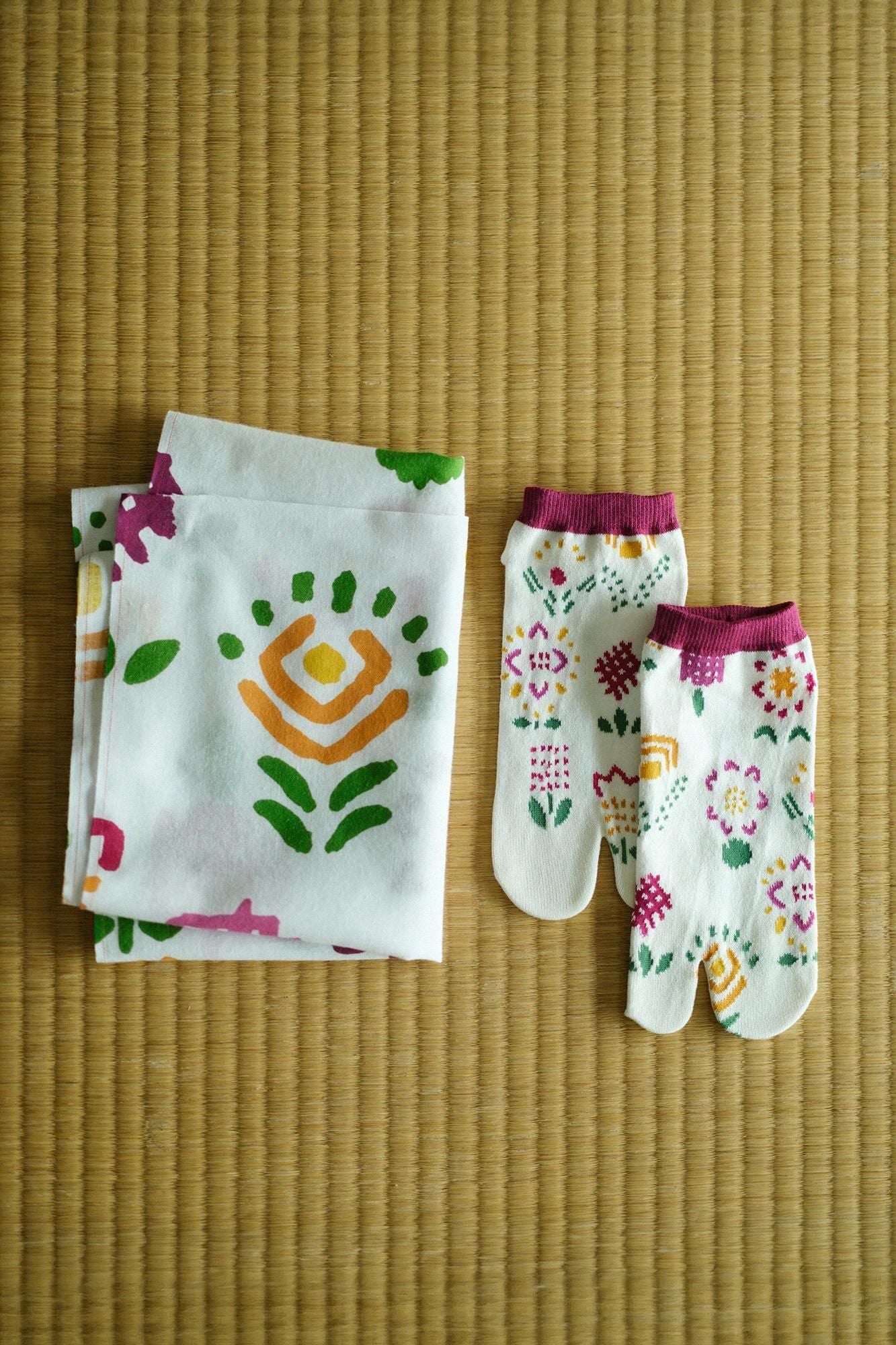 伊勢木綿 textile手ぬぐい／ここ