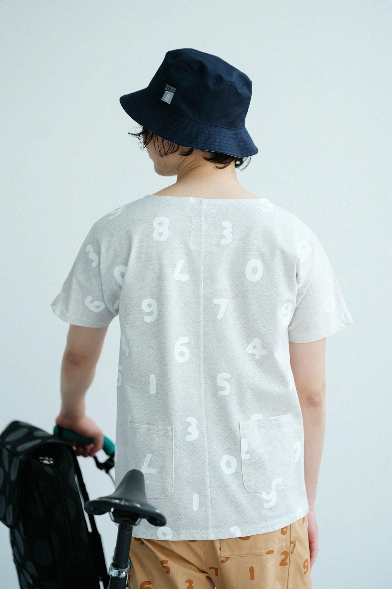 [net uniquement] T-shirt découpé en tricot Kanoko/haut et bas SO-SU-U (Shoka) Ivoire