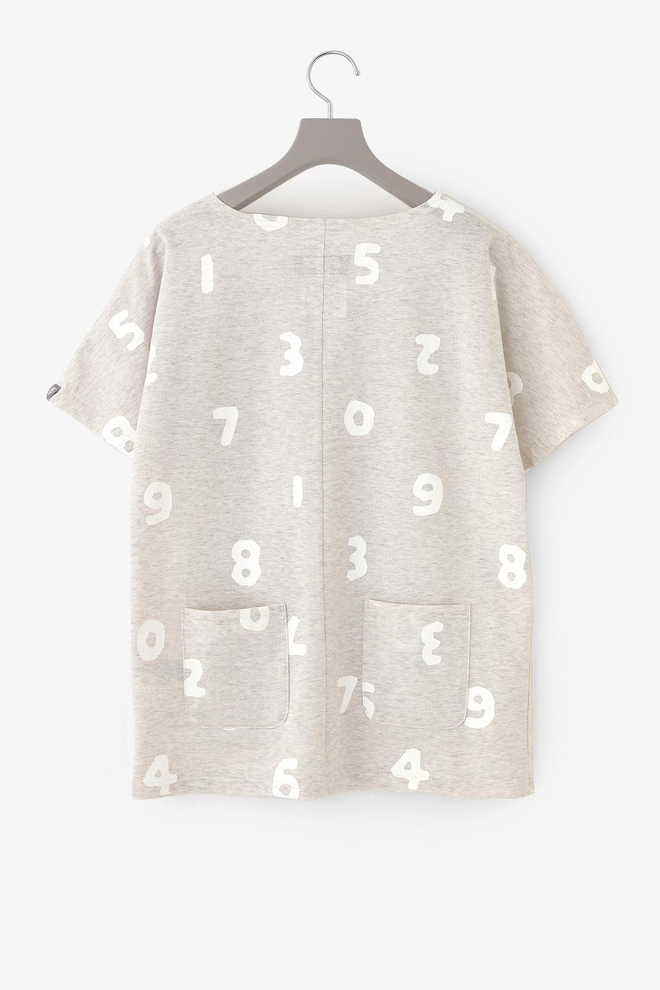 [net uniquement] T-shirt découpé en tricot Kanoko/haut et bas SO-SU-U (Shoka) Ivoire