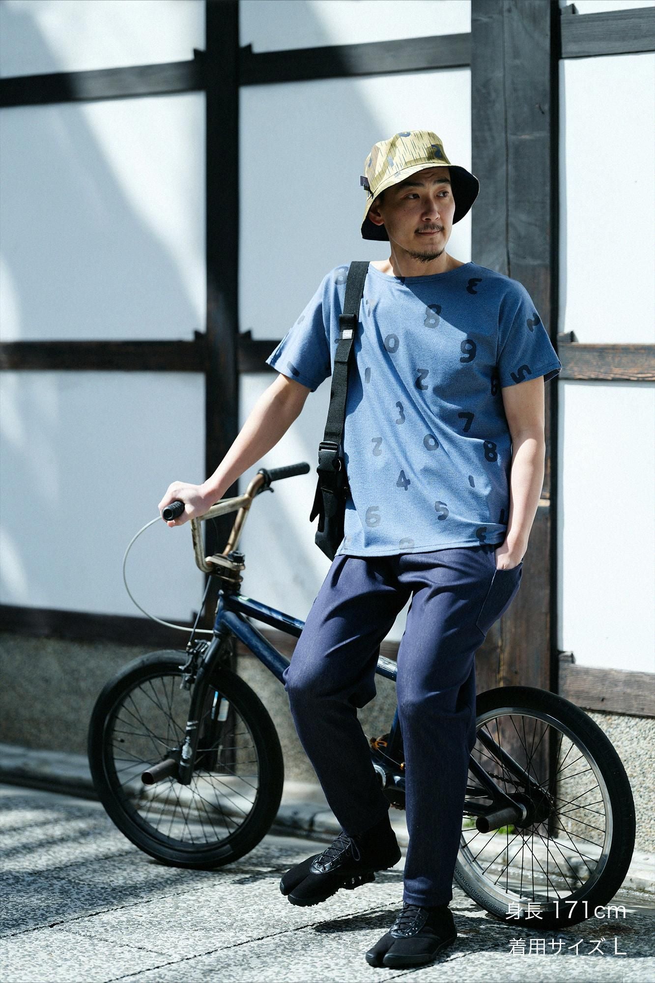 【期間限定10%OFF】鹿之子編模切T-shirt／SO-SU-U十數 上下 混灰藍（※預計於4月29日～5月2日左右發貨）