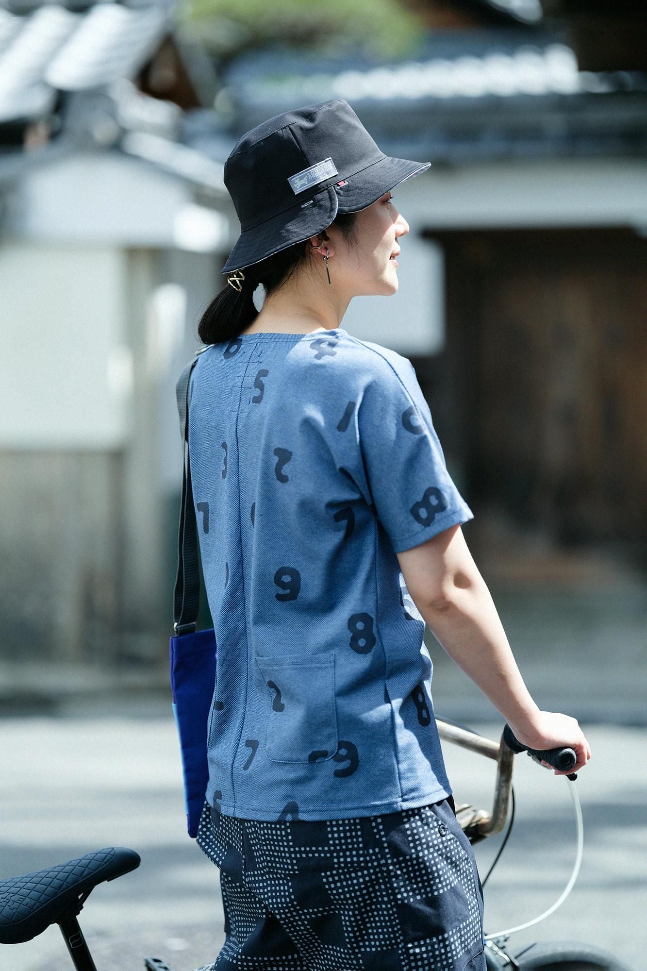 【期間限定10%OFF】鹿之子編模切T-shirt／SO-SU-U十數 上下 混灰藍（※預計於4月29日～5月2日左右發貨）