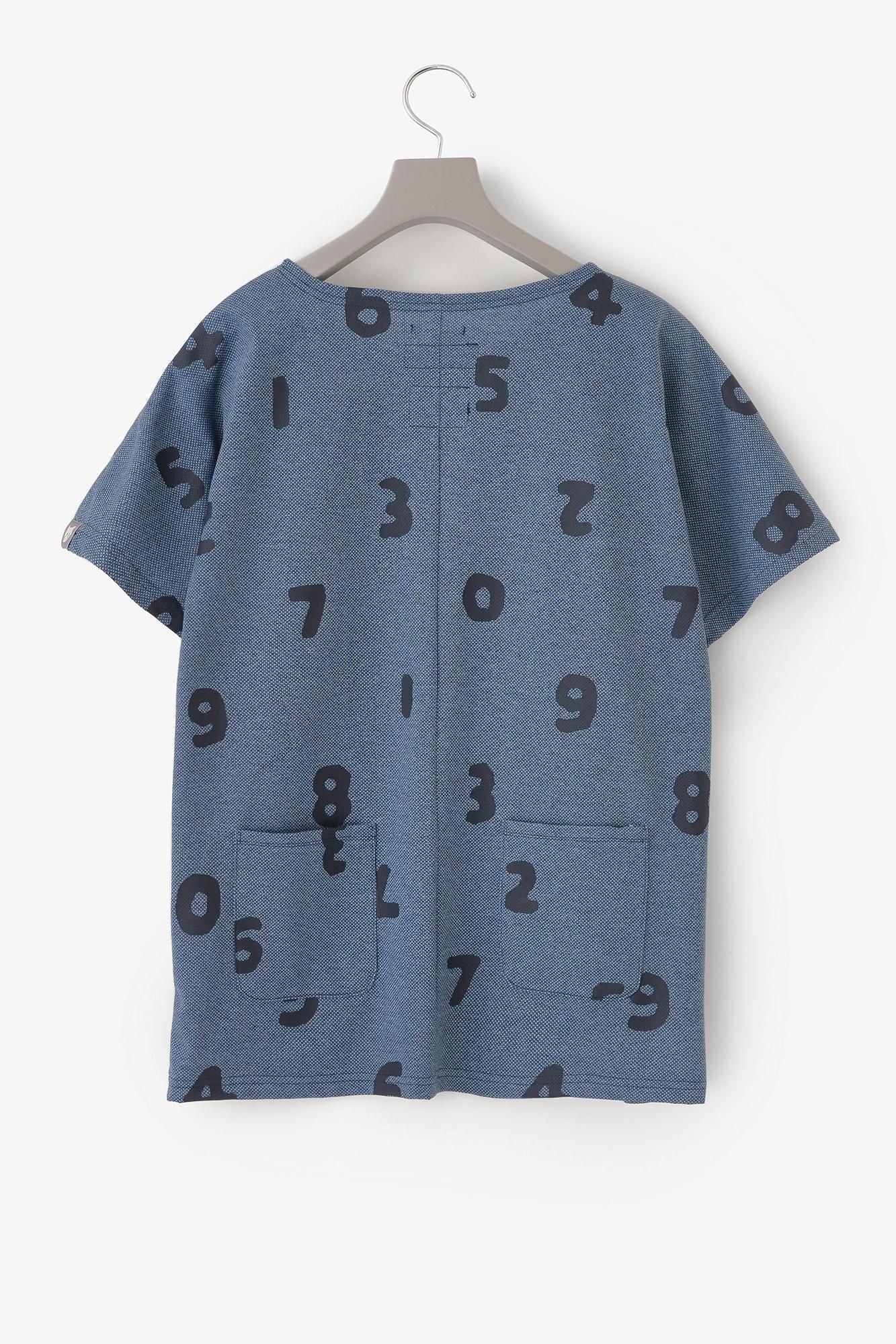 【期間限定10%OFF】鹿之子編模切T-shirt／SO-SU-U十數 上下 混灰藍（※預計於4月29日～5月2日左右發貨）