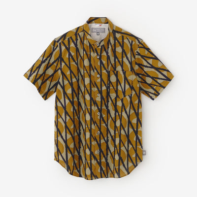 【Online】Chizimi Cotton 20/20 Short Sleeve Shirt／Storm