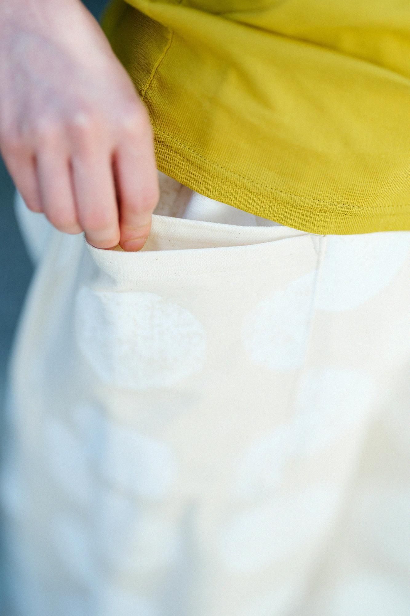 새틴 직조 호우비 몸뻬/ 이모반 키지로