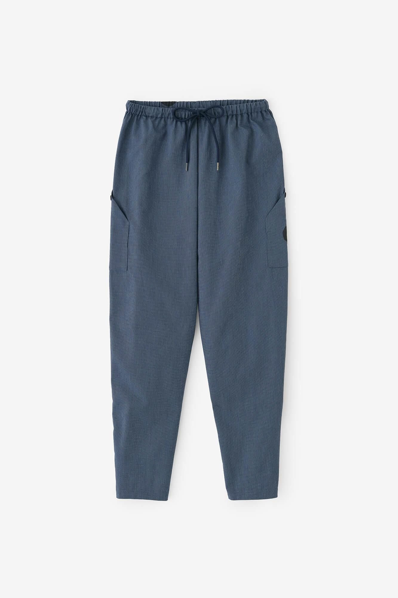 【期間限定10%OFF】棉×Coolmax(R) BIKE 修腿馬術褲／淺藏青×圓點 間疏（※預計於4月29日～5月2日左右發貨）