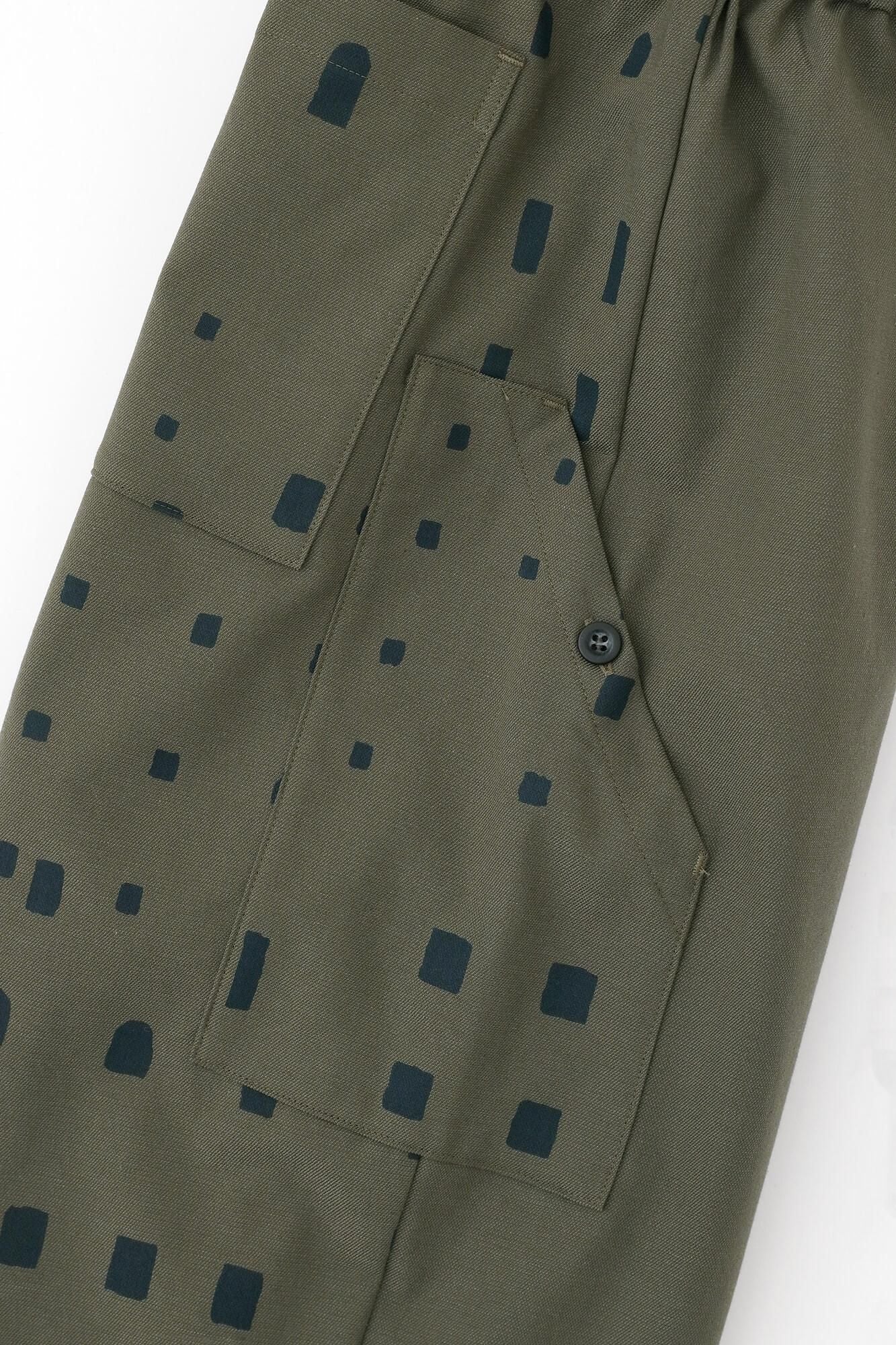 Cotton × Coolmax(R) BIKE Jodhpur / Olive Green × Windows