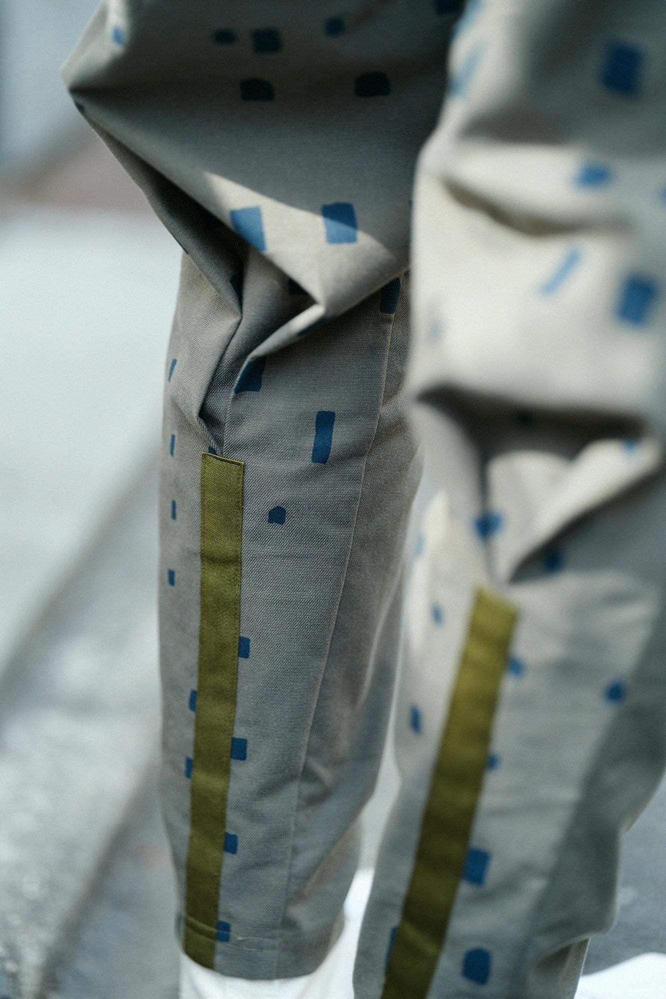 Cotton × Coolmax(R) BIKE Jodhpur / Olive Green × Windows