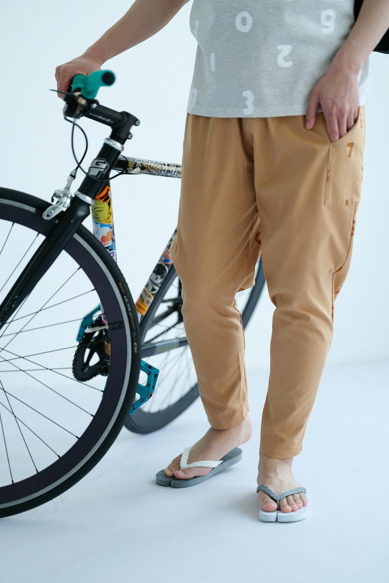 Cotton X Coolmax (R) BIKE 조드푸르 팬츠/살구 xSO-SU-U