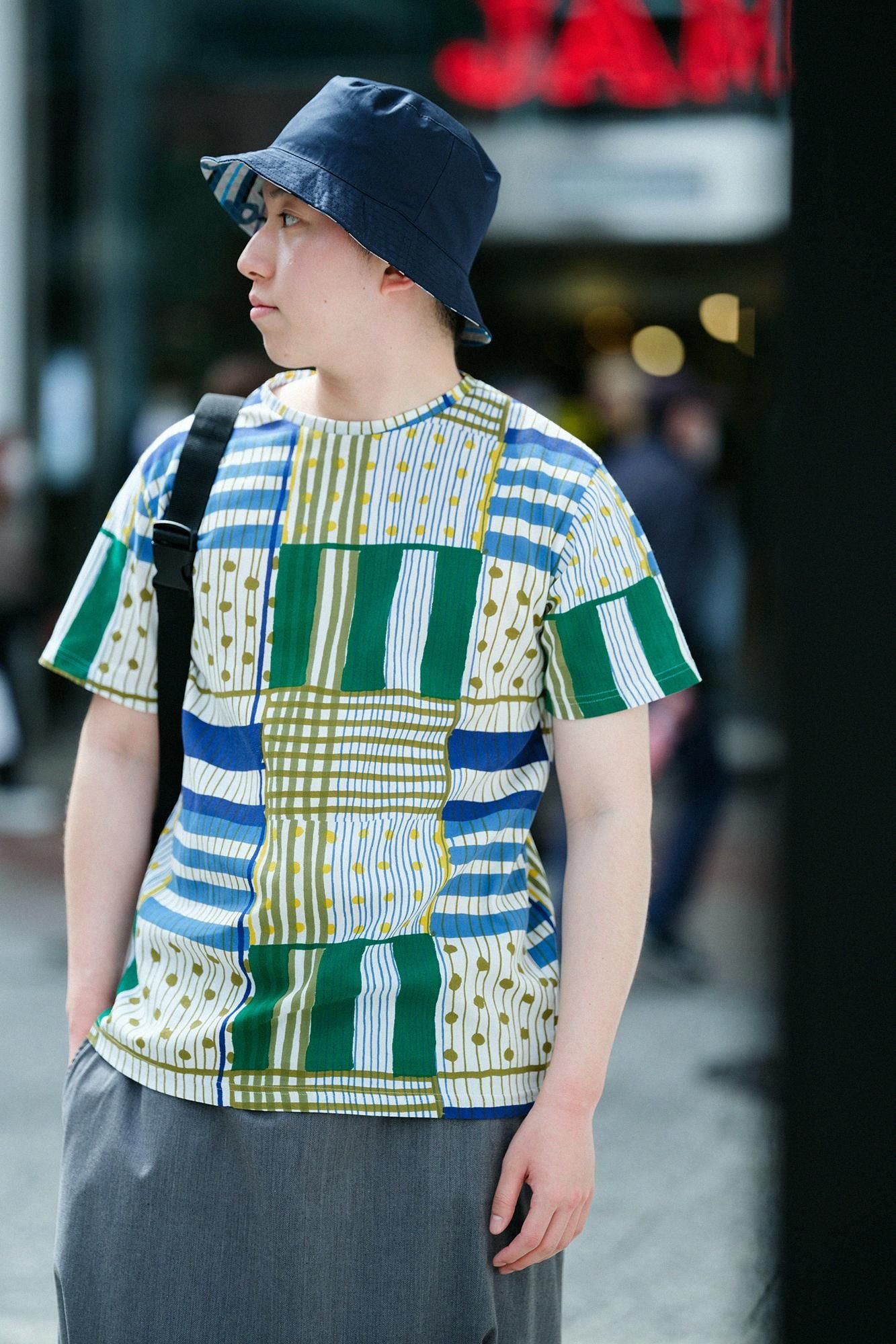 トップス Layering Short Sleeve Shirt 3sixteen Short Sleeve Shirt - Iridescent Ripstop - Franklin