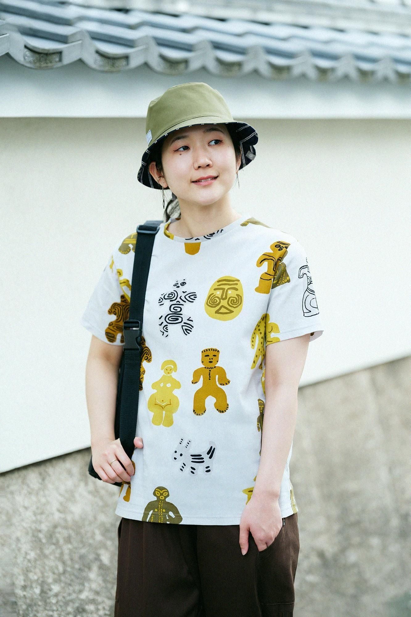 Chizimi Cotton 40/40 Short Sleeve T-shirt / Clay Figure