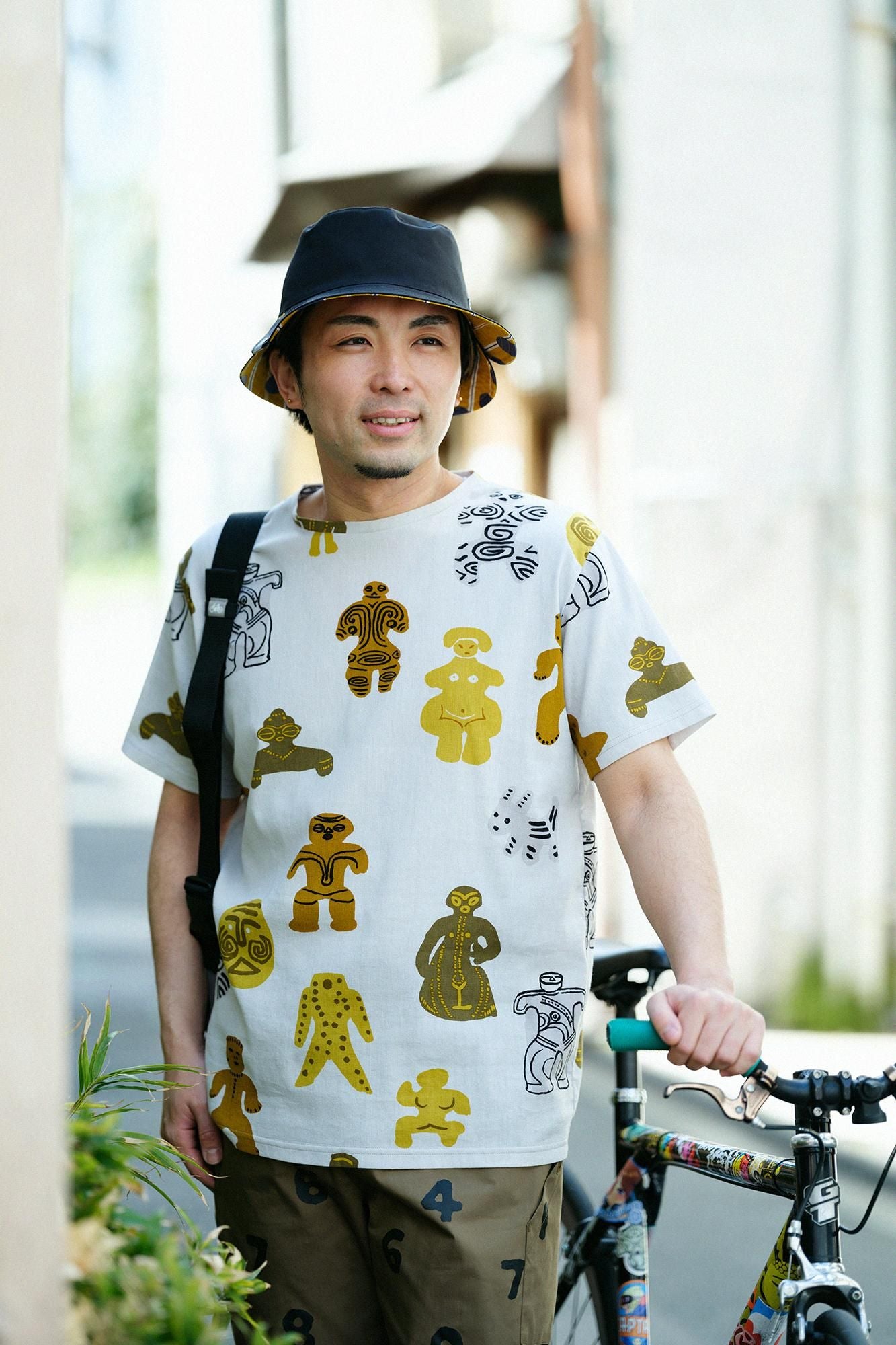 Chizimi Cotton 40/40 Short Sleeve T-shirt / Clay Figure