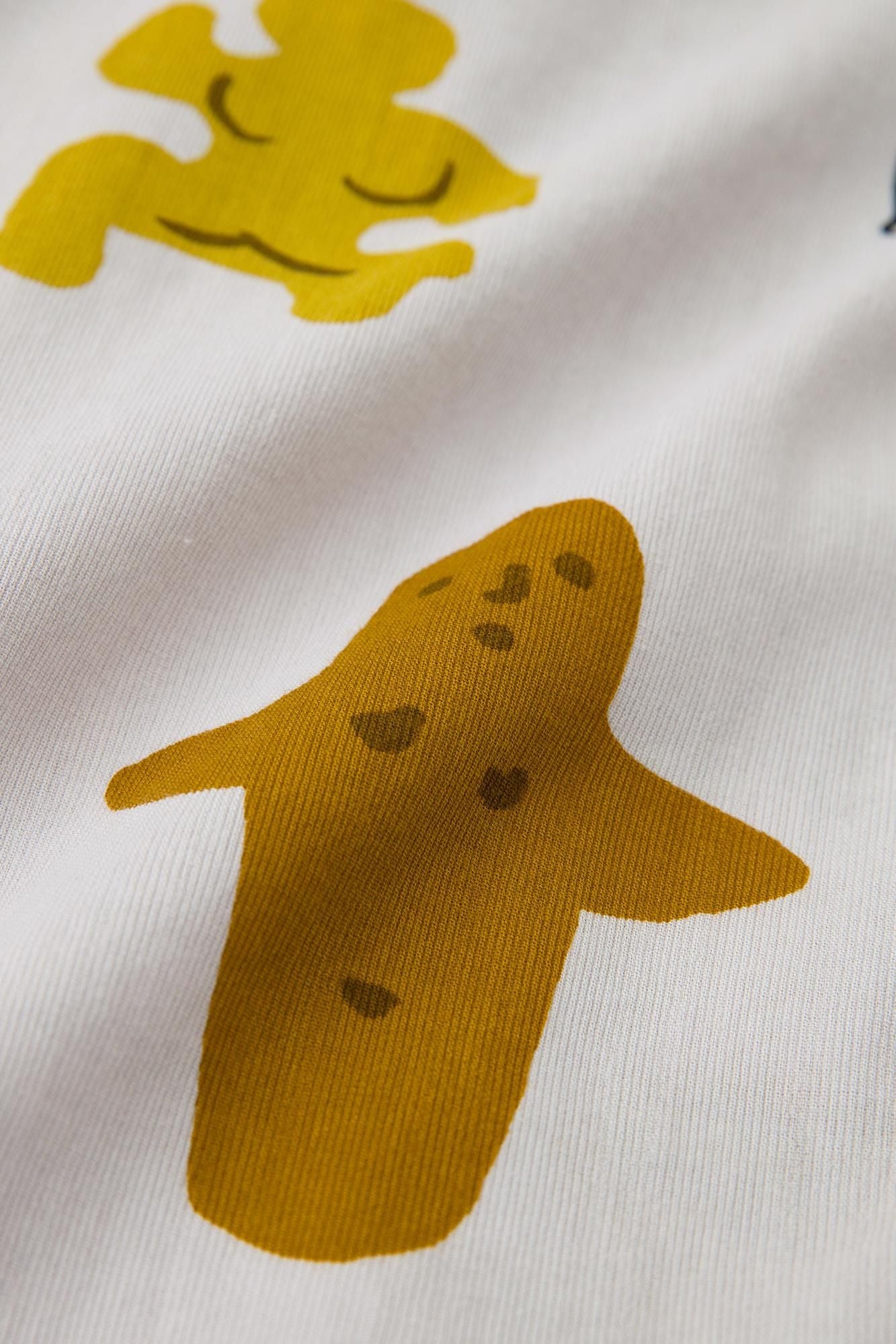 Chizimi Cotton 40/40 Short Sleeve T-shirt / Clay Figure