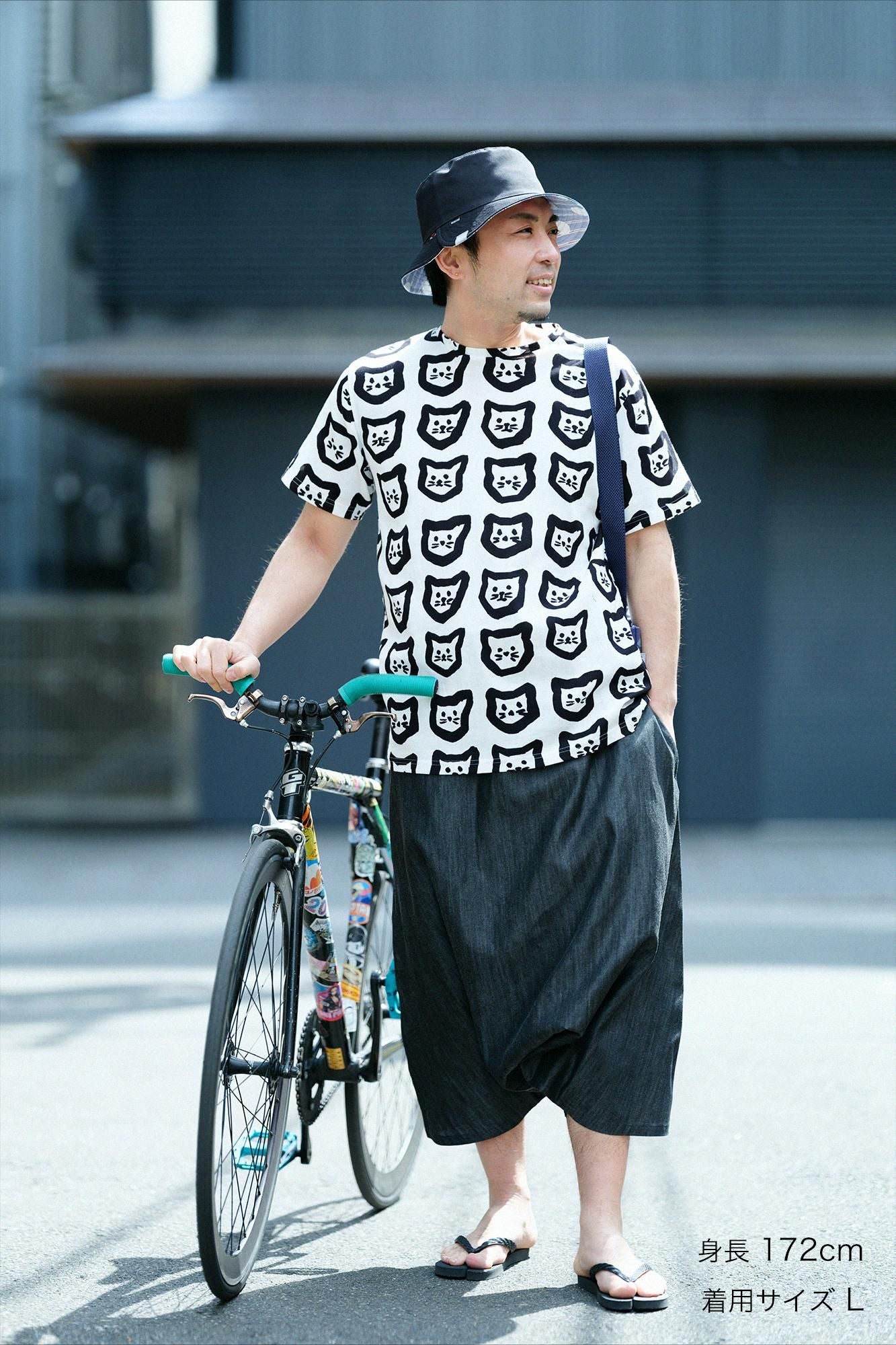 타카시마치지미 40/40 반팔T셔츠／코네코마바라