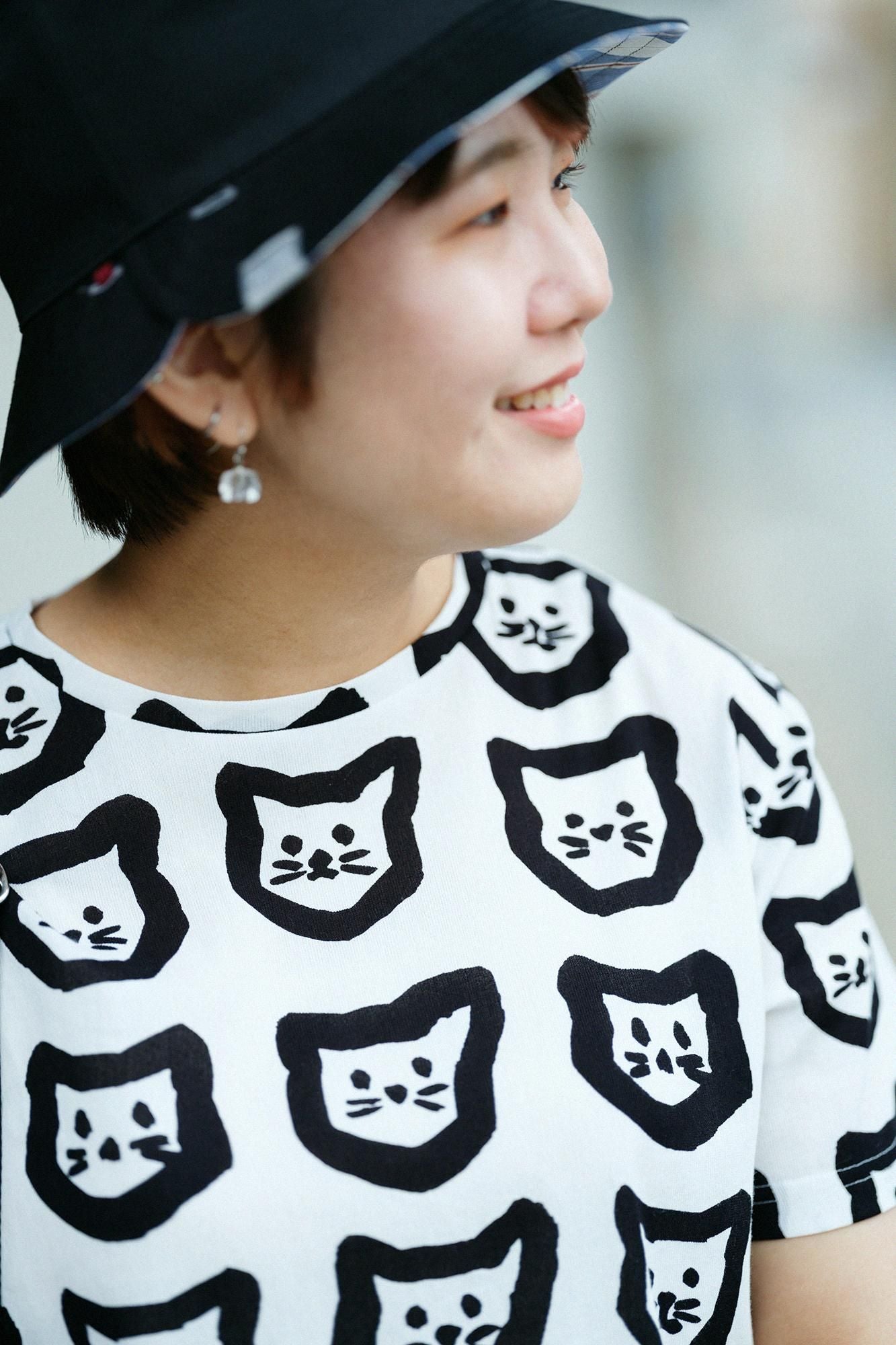 타카시마치지미 40/40 반팔T셔츠／코네코마바라