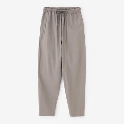 【online한정】스트레치 린넨 레이온 이지 테이퍼드 팬츠/ Usuchanezu