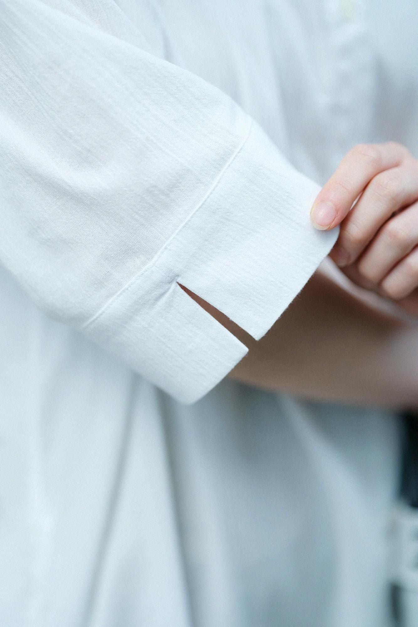 Shiji Takashima 20/20 Grande robe chemise manches 6/4/Tsukumo