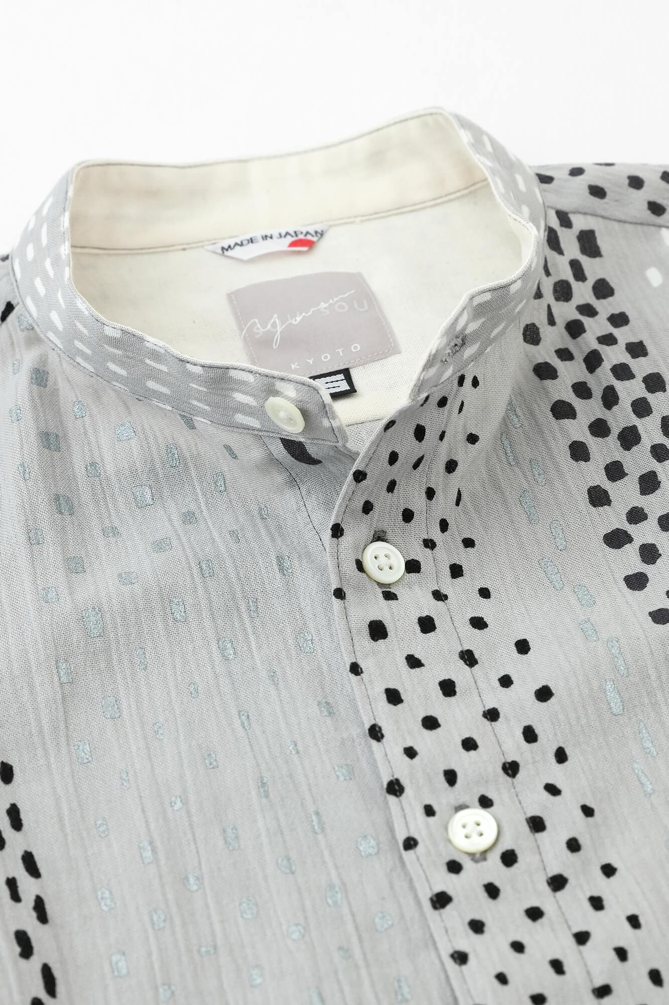 takashima chiku 20/20支架领子短袖衬衫SP/ararijima