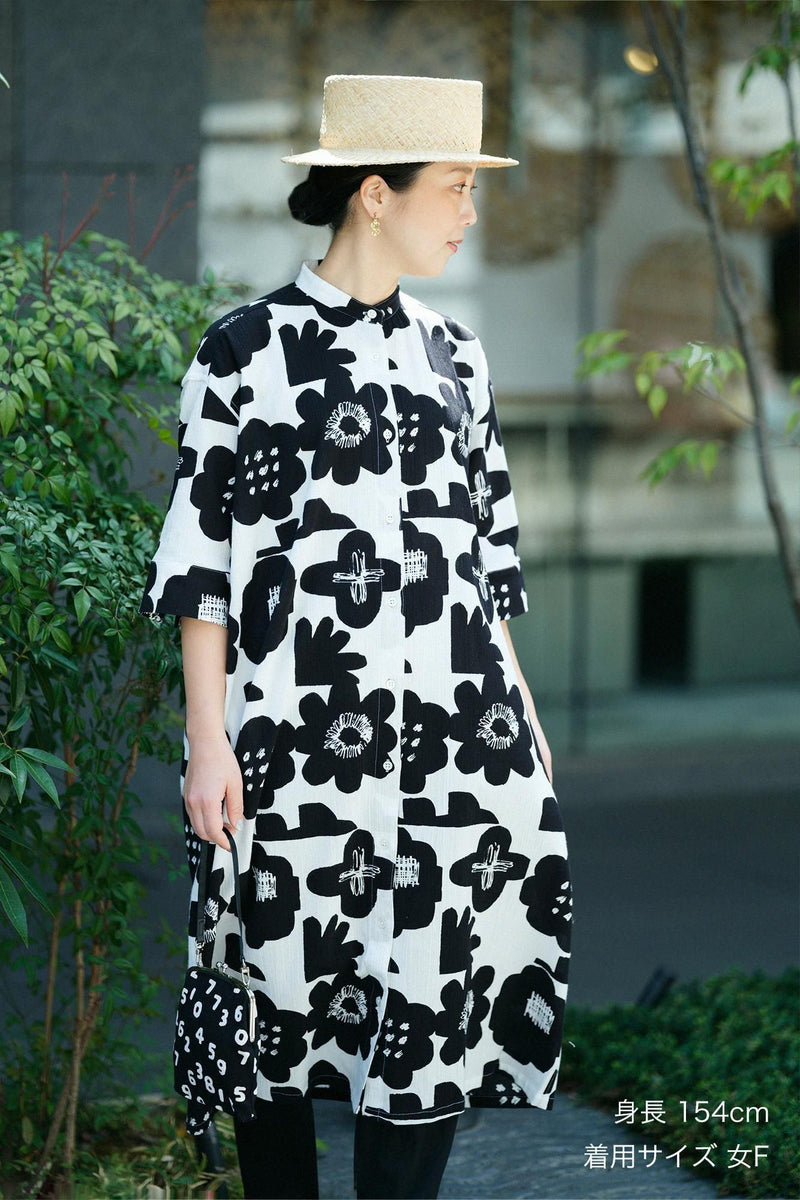 타카시마치지미 20/20 그란 셔츠 원피스 6/4슬리브