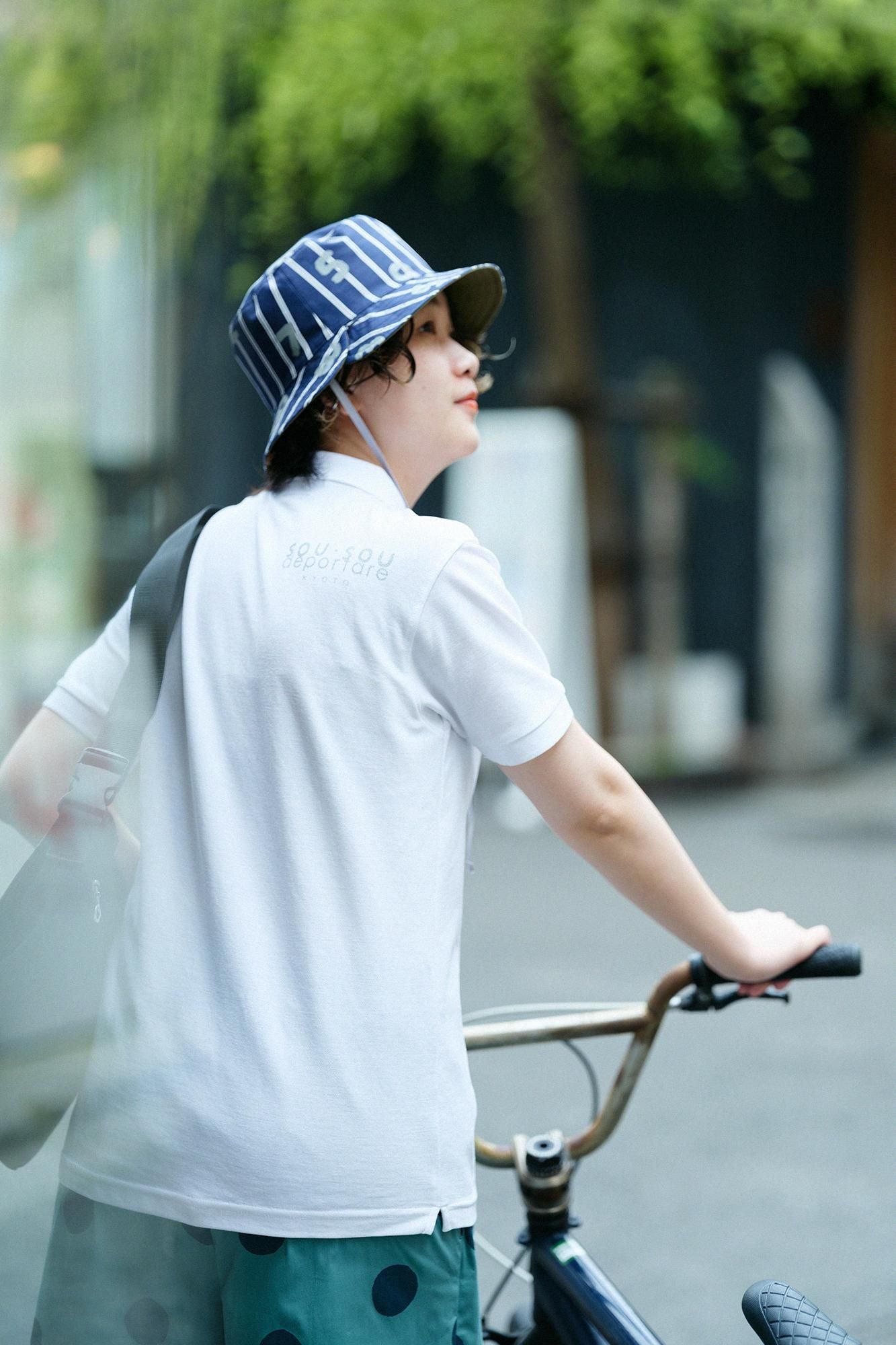 【期間限定10%OFF】deportare短袖Polo衫／白色（※預計於4月29日～5月2日左右發貨）