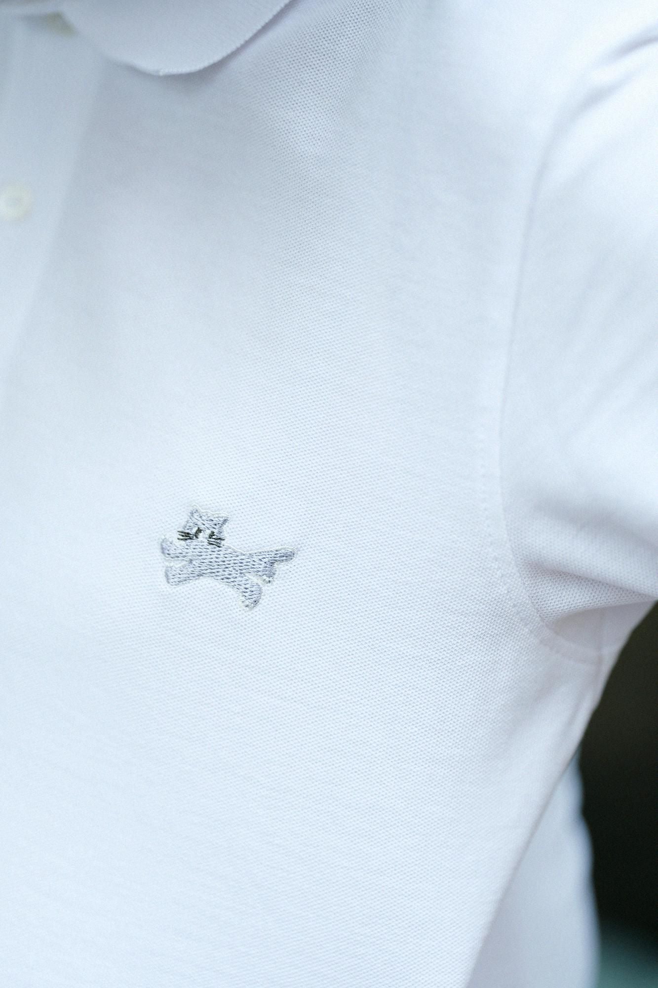 【期間限定10%OFF】deportare短袖Polo衫／白色（※預計於4月29日～5月2日左右發貨）