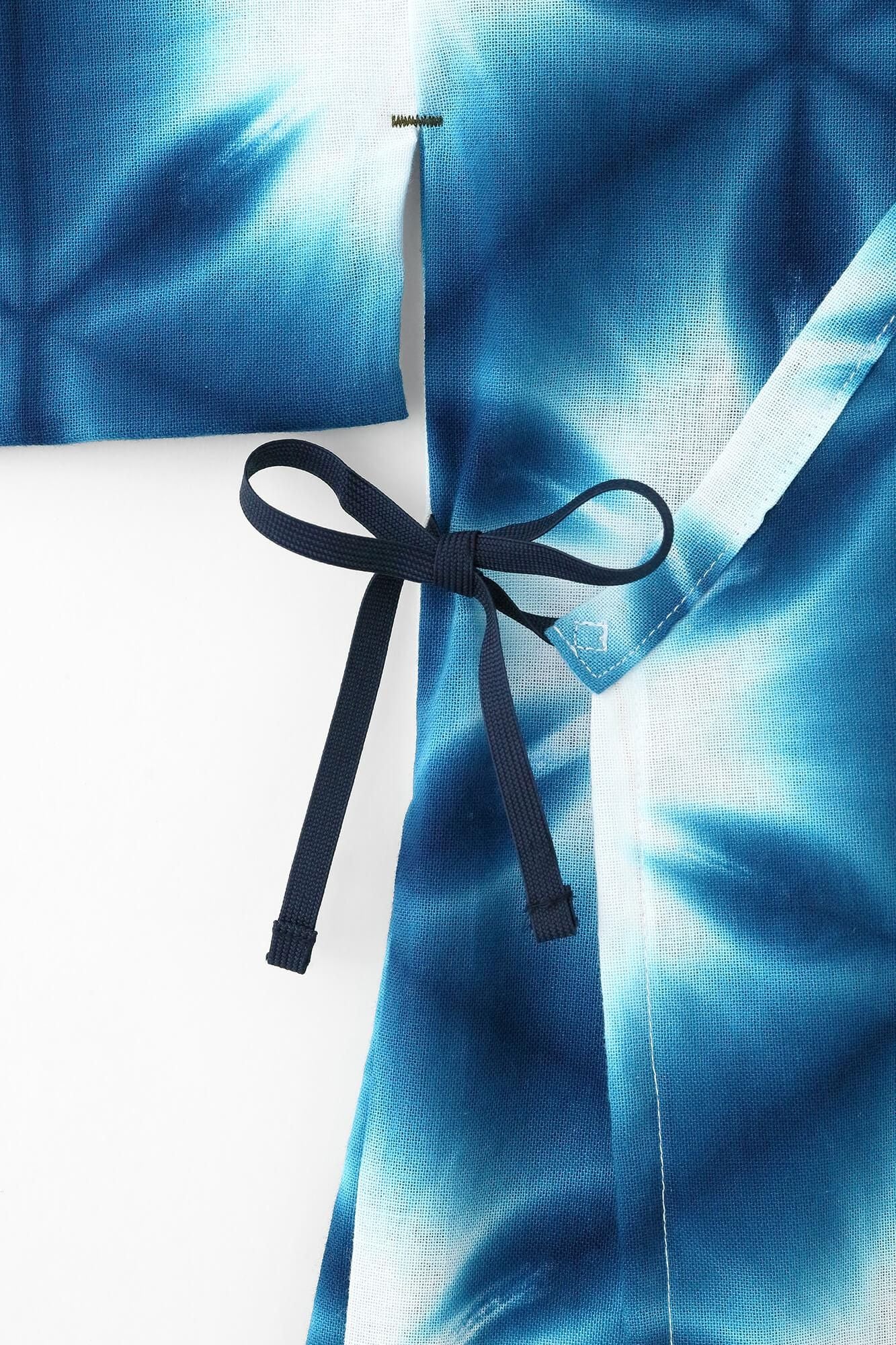 ●Isemomen Arimatsu Narumi Shibori Yukatabira (mit Heiko Obi)/Harisho Sekka 4