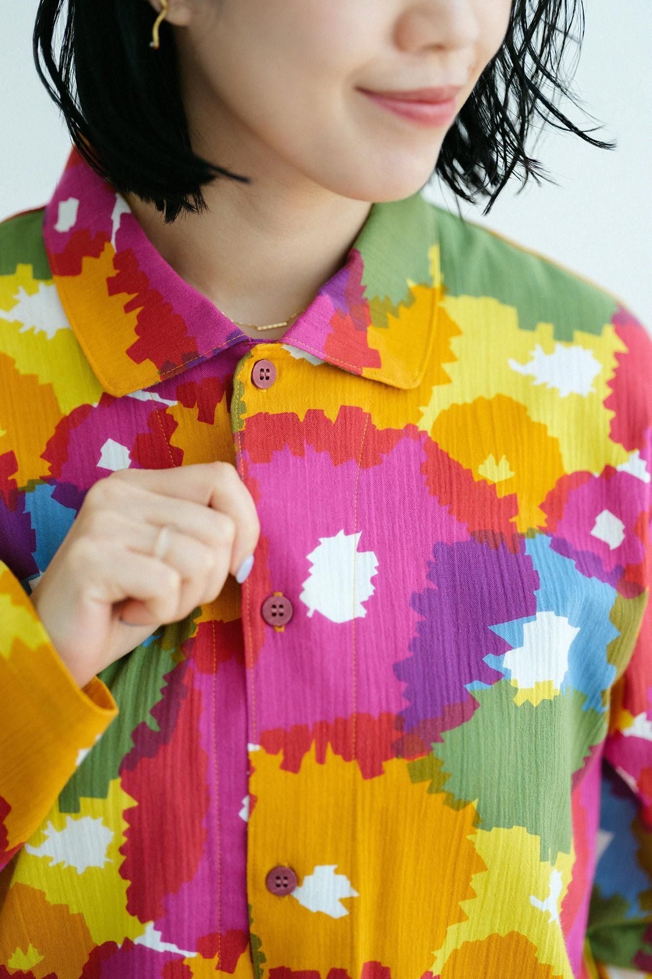 takashima chiku 20/20纺织睡衣/开花x胭脂