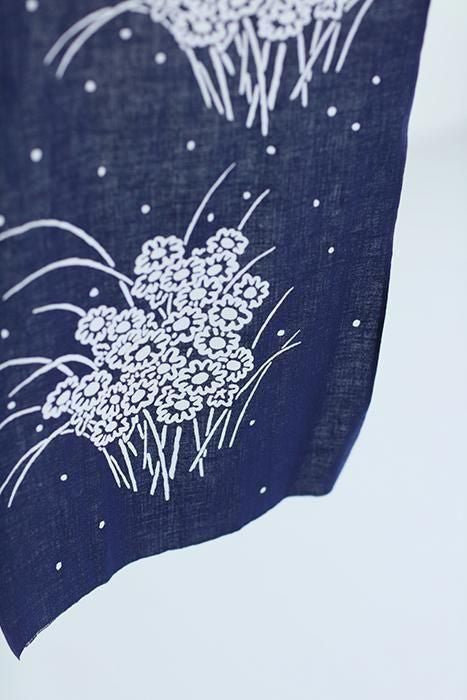 ISE Cotton Textile Tenugui / Automn Night (Akinoyoru)