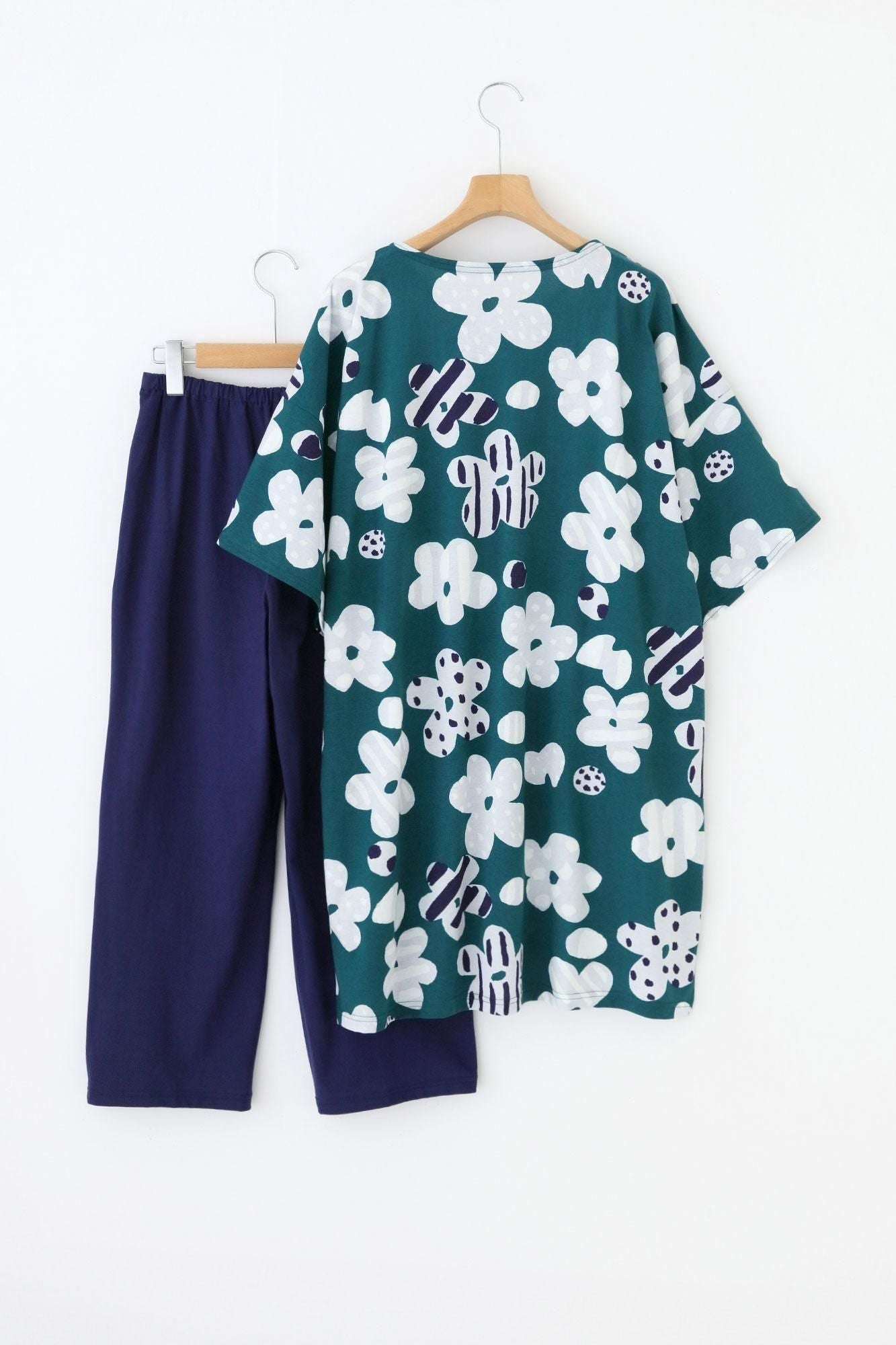 sou sou ソウソウ 貫頭衣 長方形衣 ワンピース 金襴緞子 花柄 【公式