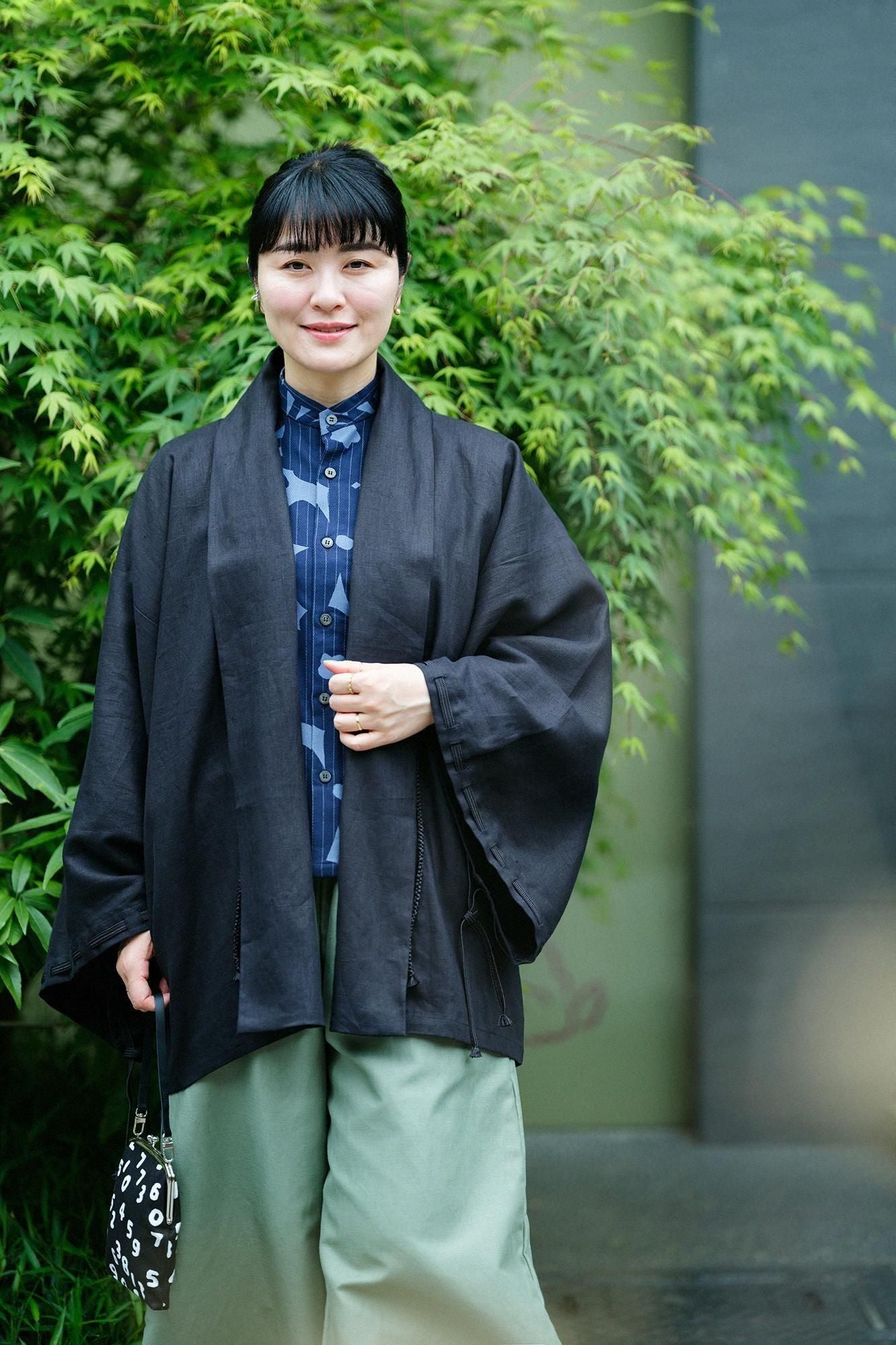 撥水綾織 宮中袖 間単／濡羽色 撥水綾織 宮中袖 間単／濡羽色 撥水綾織 宮中袖 間