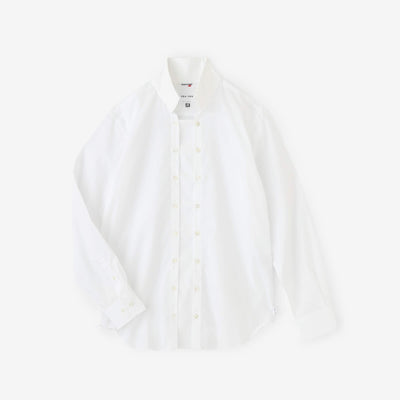 200 Count 2-ply Broadcloth Jin Shirt / White