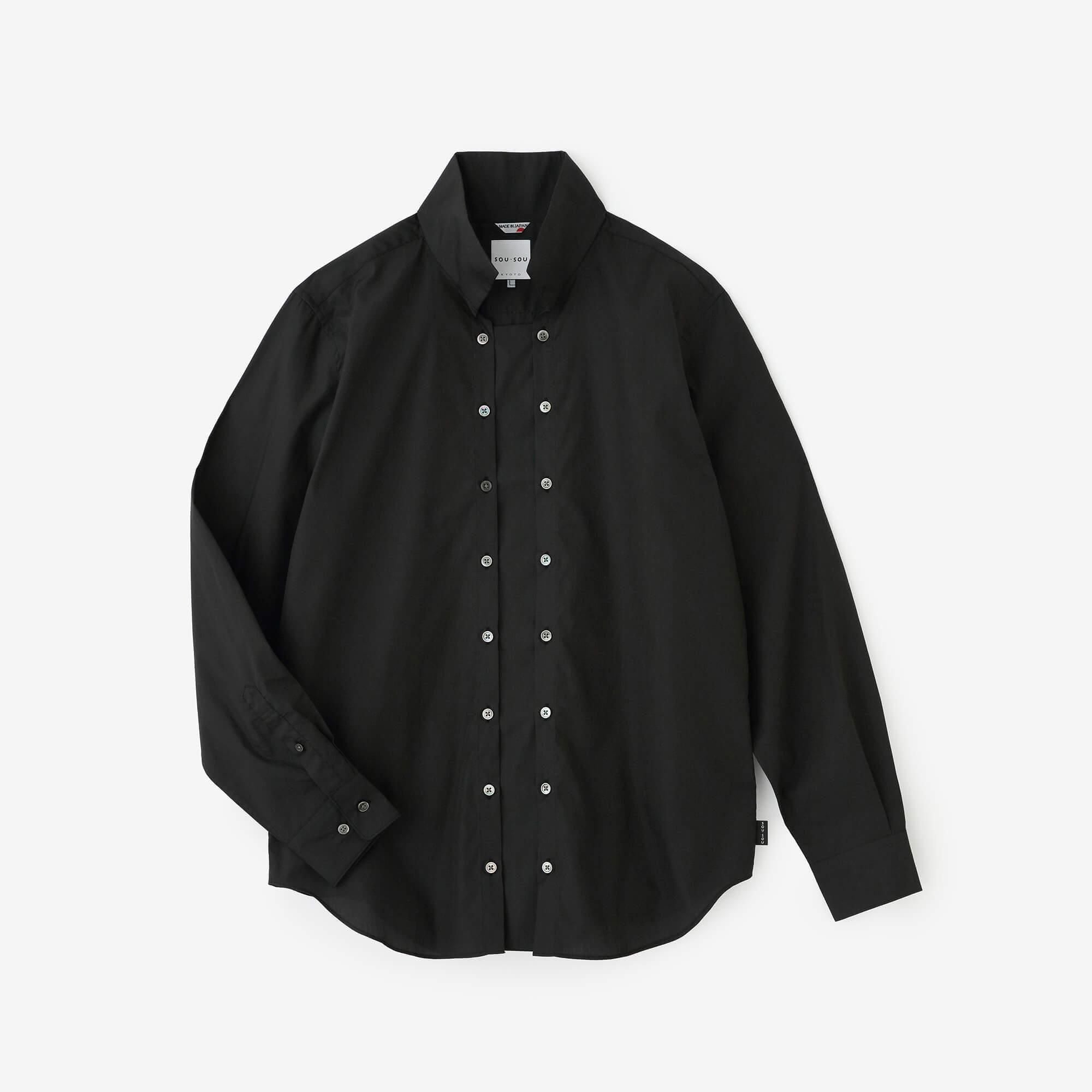 200 Count 2-ply Broadcloth Jin Shirt / Black