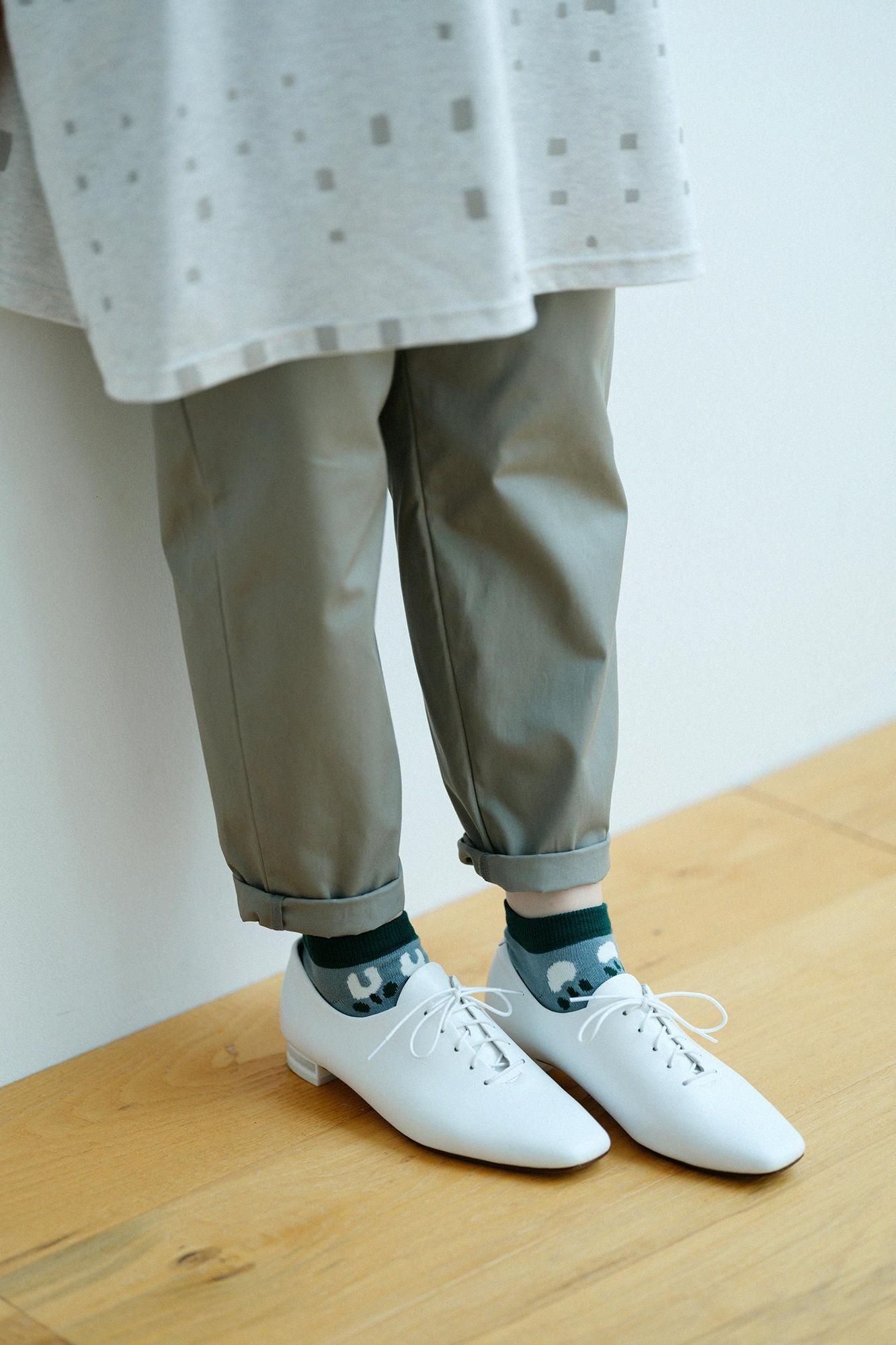 在塔比袜（长度约） /开花的下（男人和女人）