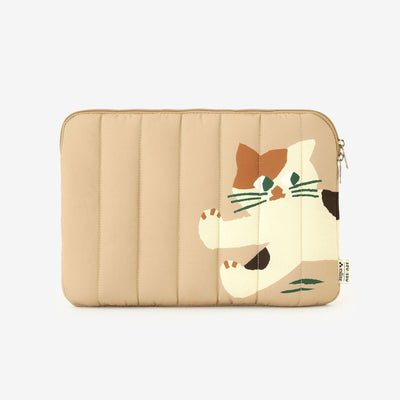 Sou ・ Sou × Eslite Bookstore PC Pouche / Carico Cat Beige
