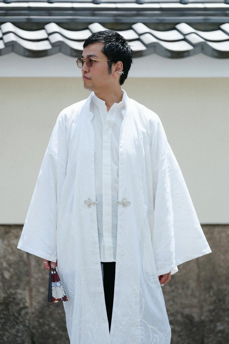 Linen-Rayon Blend Shinshu Haori