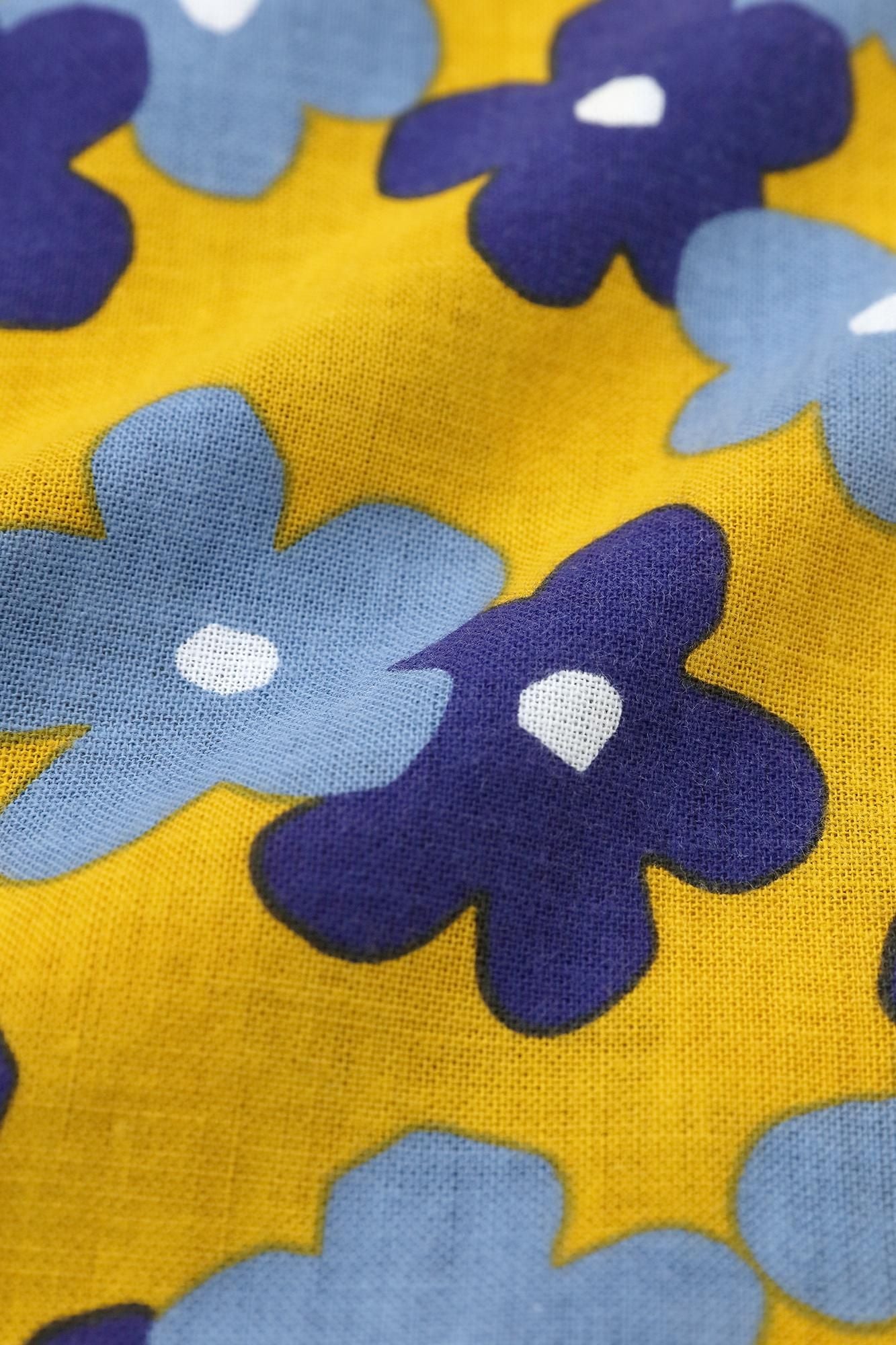 ●伊勢木棉方形上衣/疊花 小