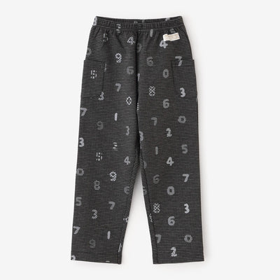 ● Houndstooth Knit Slightly Patterned Skinny Pants / SOU・SOU Kyoto Grey