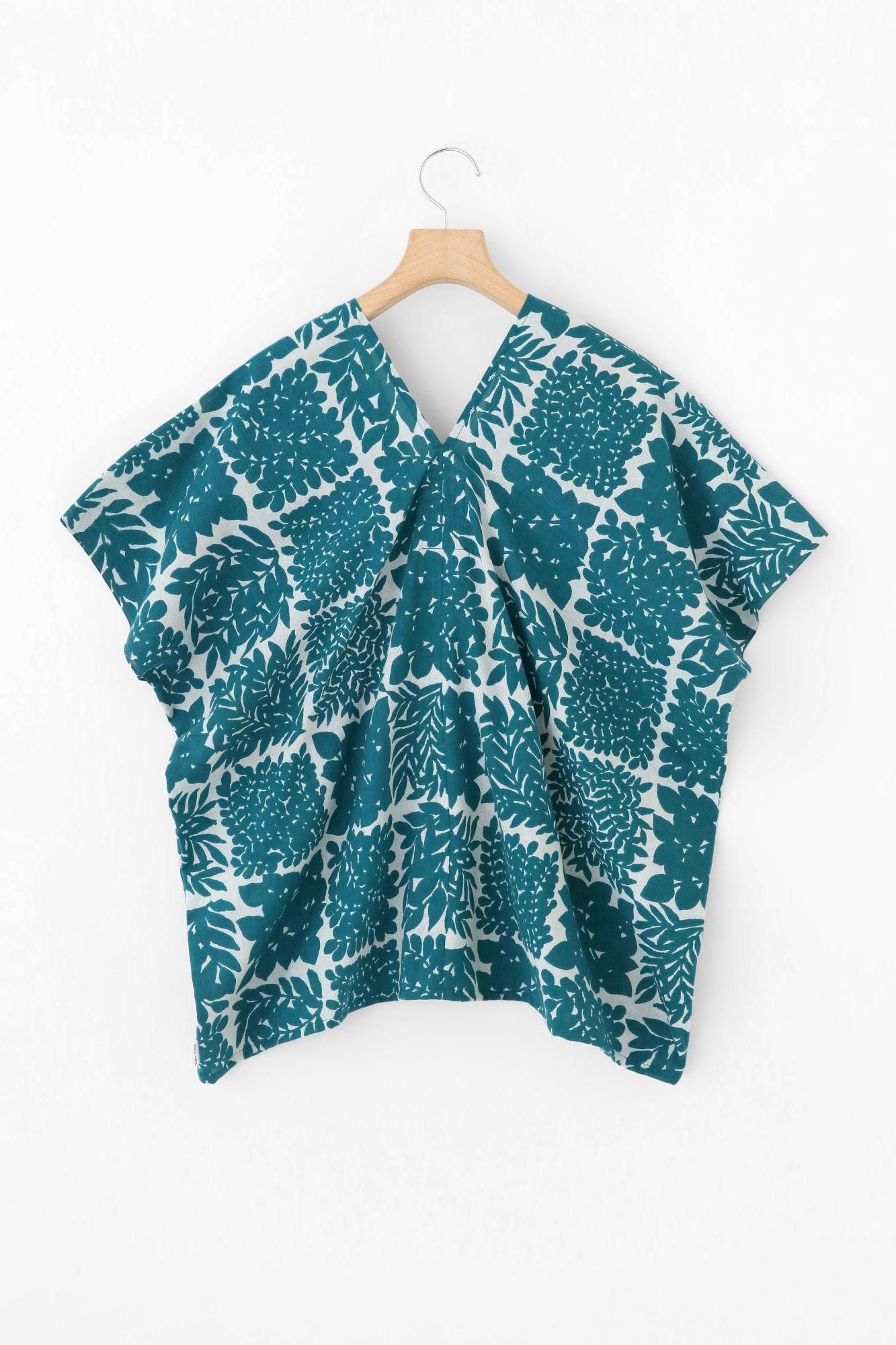 伊勢木棉 文 方形上衣 拼接／花市松