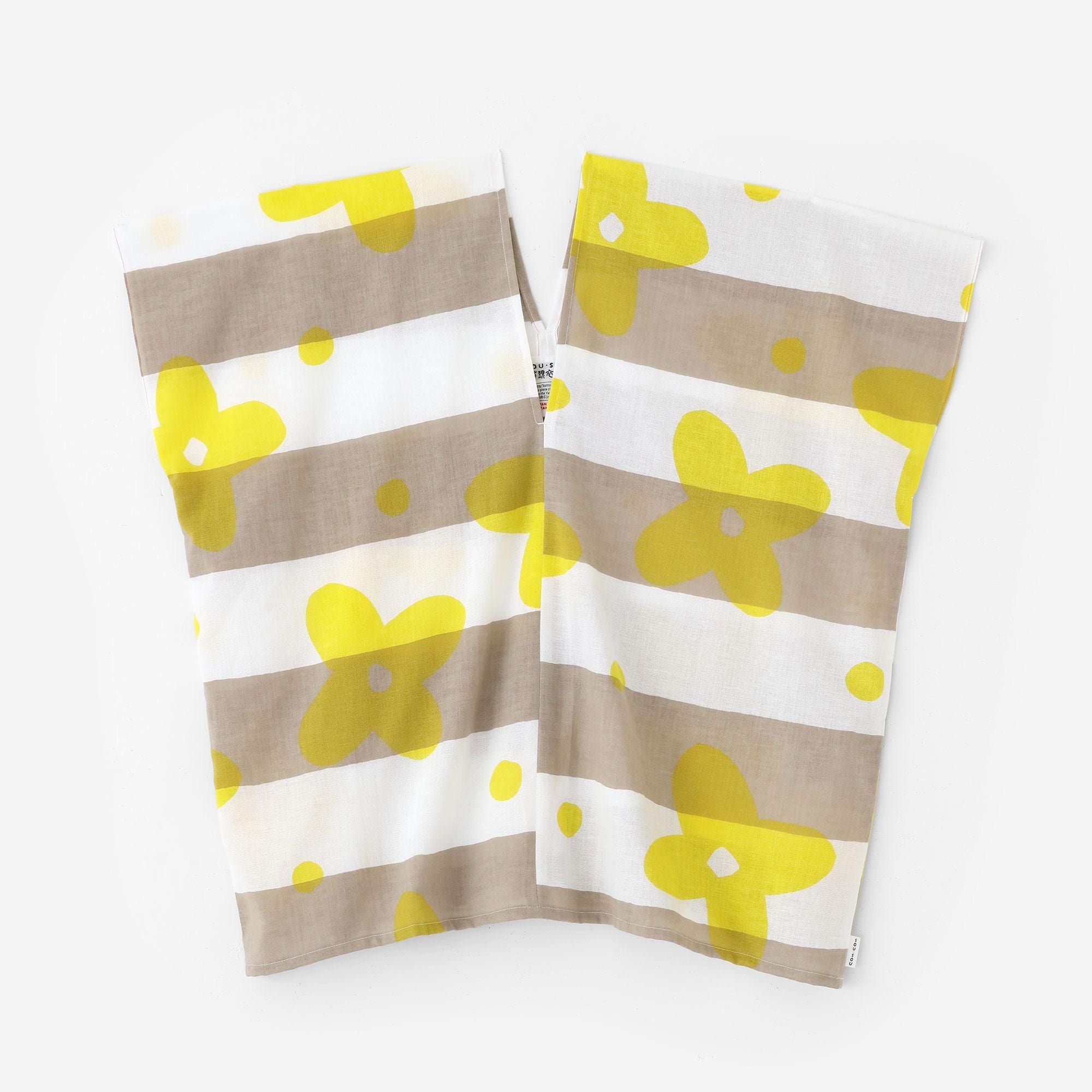 【online한정】이세모멘 분 사각형옷 후타츠미/ 꽃 스타일 (Hanakaze) 레몬 컬러