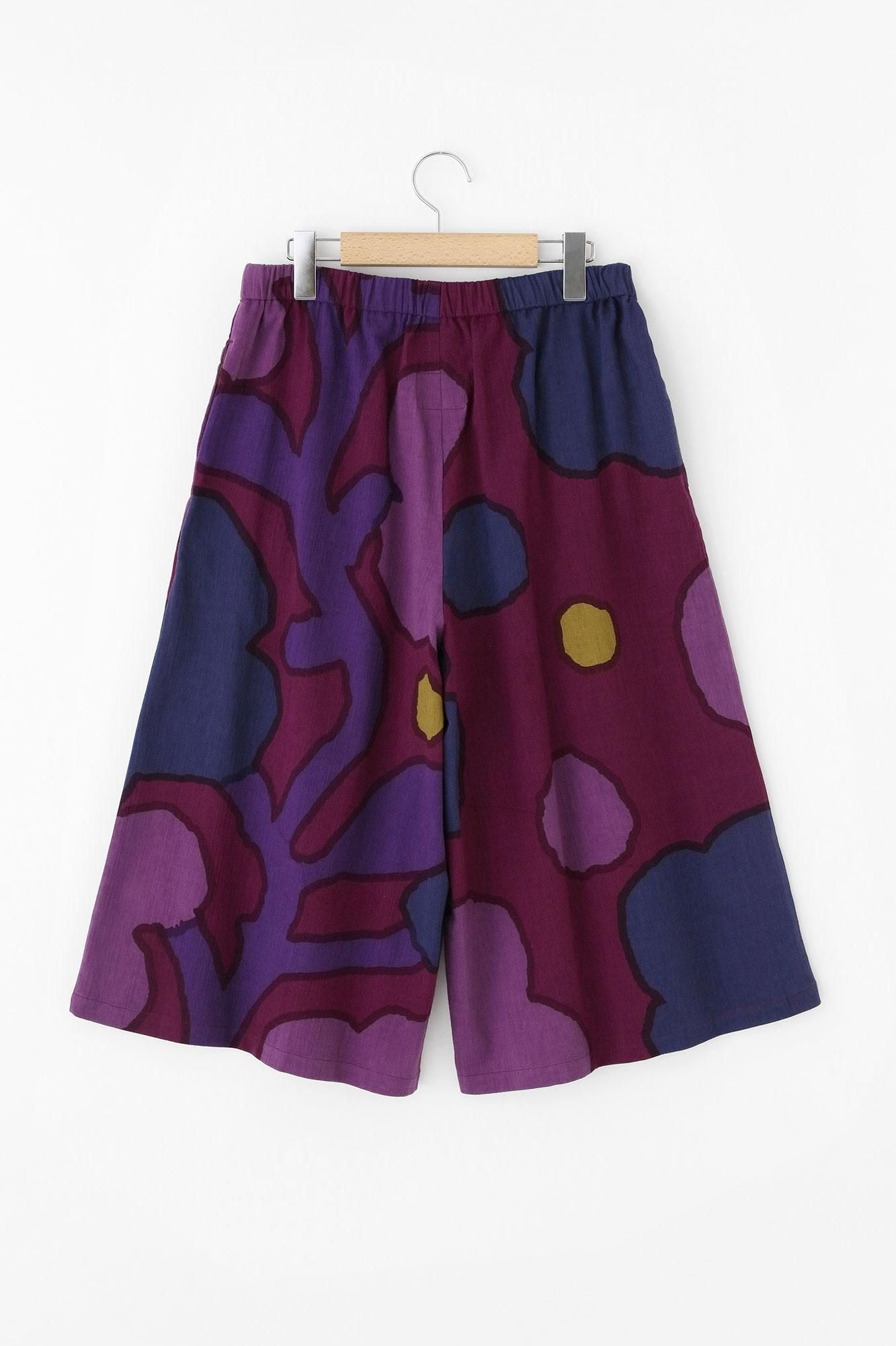 高島縮棉 20/20闊腿褲 短版／茁壯