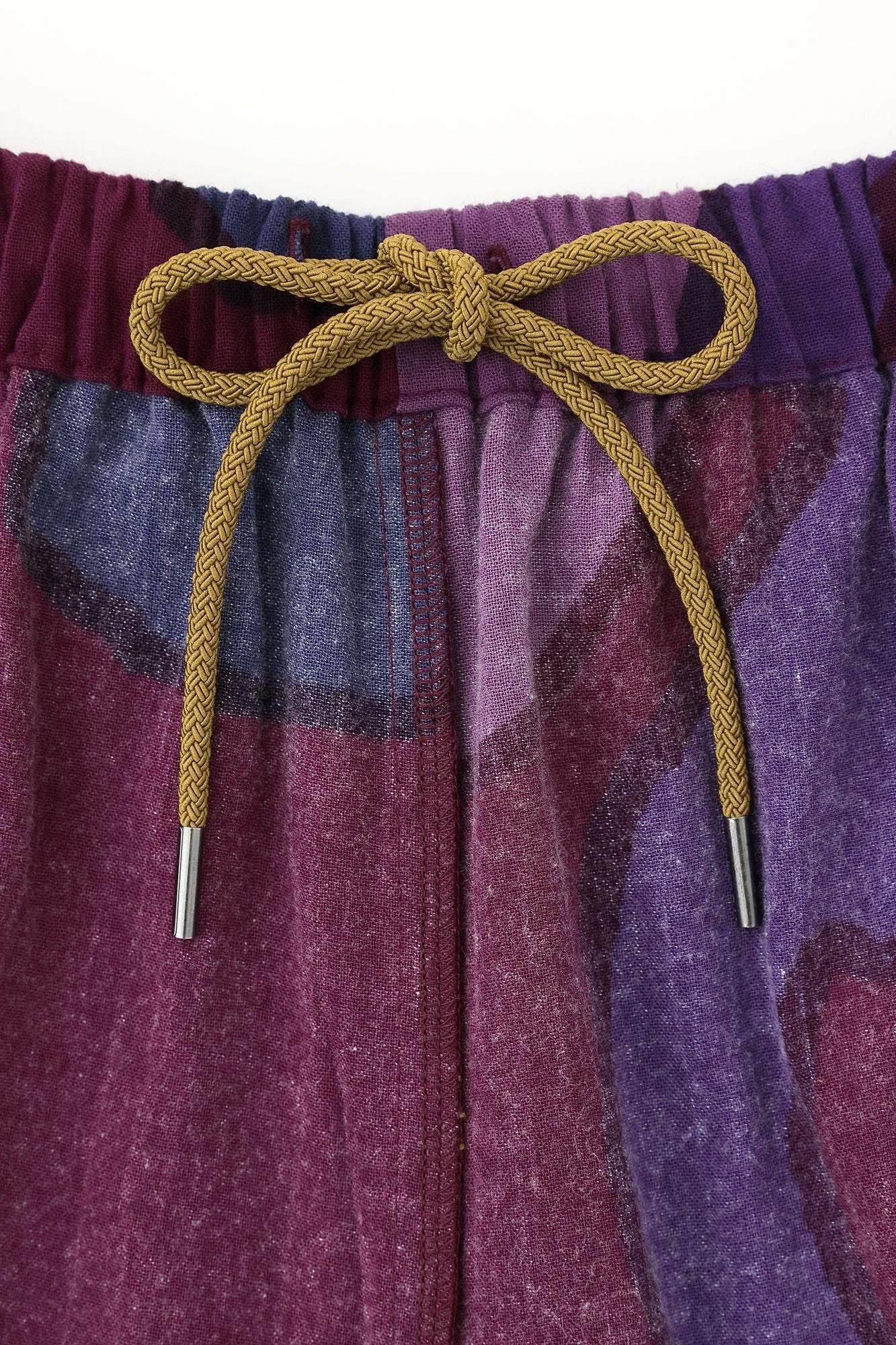 高島縮棉 20/20闊腿褲 短版／茁壯