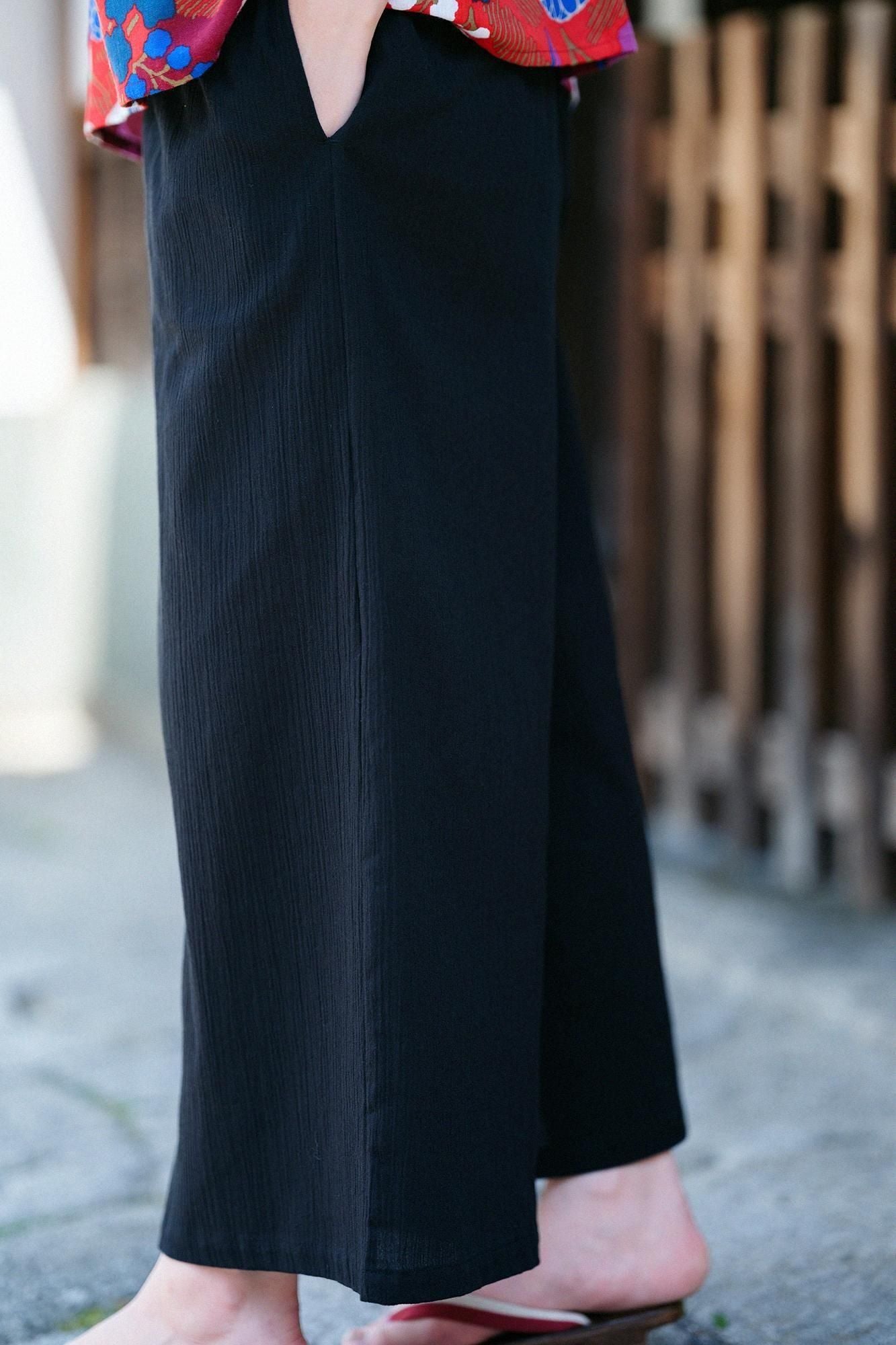 試着のみ【SOU・SOU】高島縮20/20 広形もんぺ あんこ玉 人気商品 試着のみ【SOU・SOU】高島縮20/20 広形もんぺ あんこ玉 人気商品