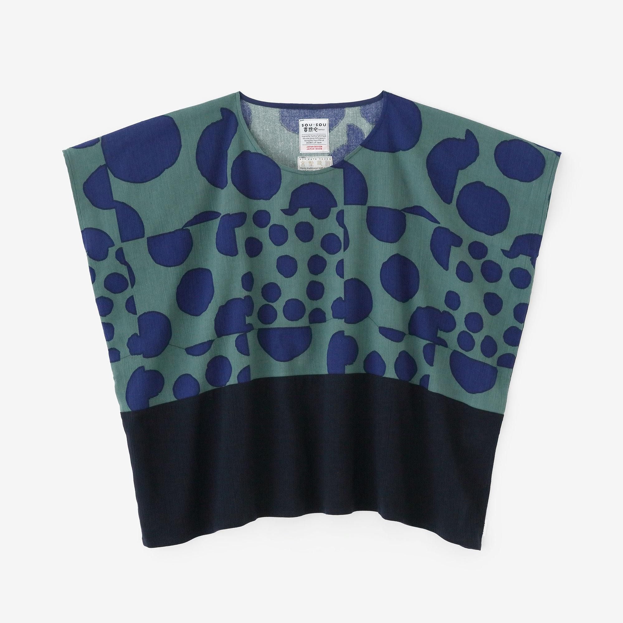 Takashima Jiji 20/20 Quadratisches Gewand mit Kumi-Schultermuster/Mari x Tomekon